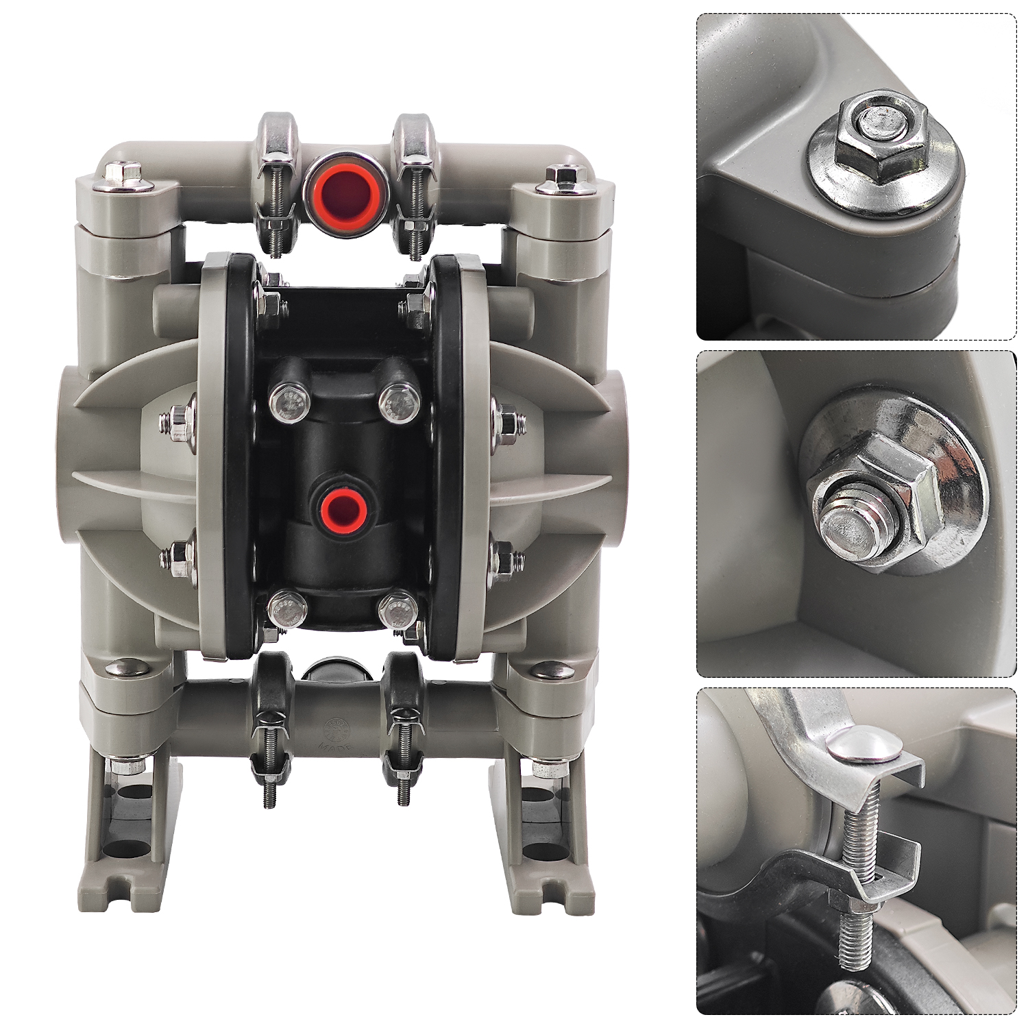 Polypropylene Santoprene Single Double Diaphragm Pump for ARO Diaphragm Pump for Ingersoll Rand Air Compressor, 13 gpm, 100 psi