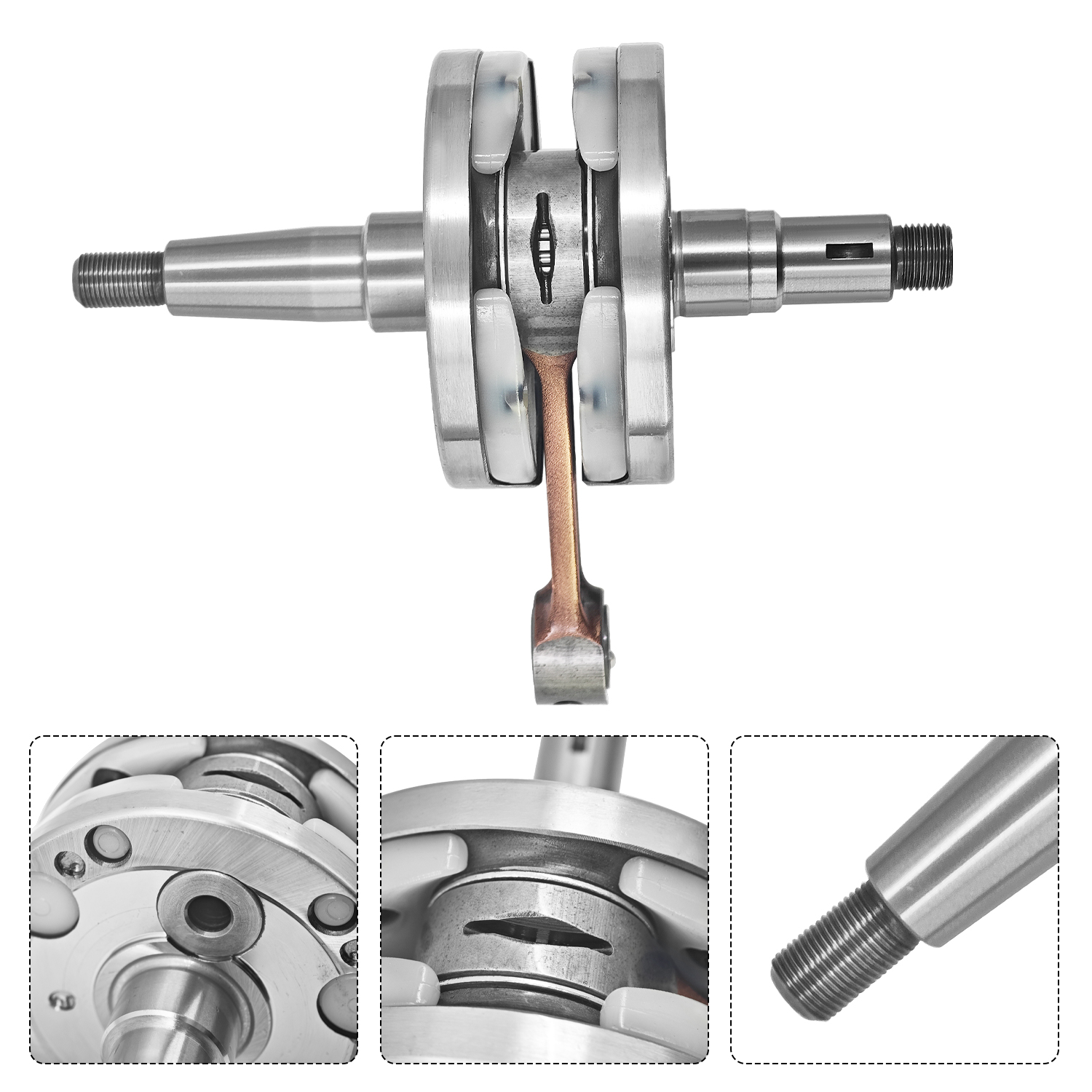 Crankshaft Assembly Compatible with KTM 85SX, for Husqvarna TC85, for GAS GAS 17/14 19/16 MC85 2018-2024 