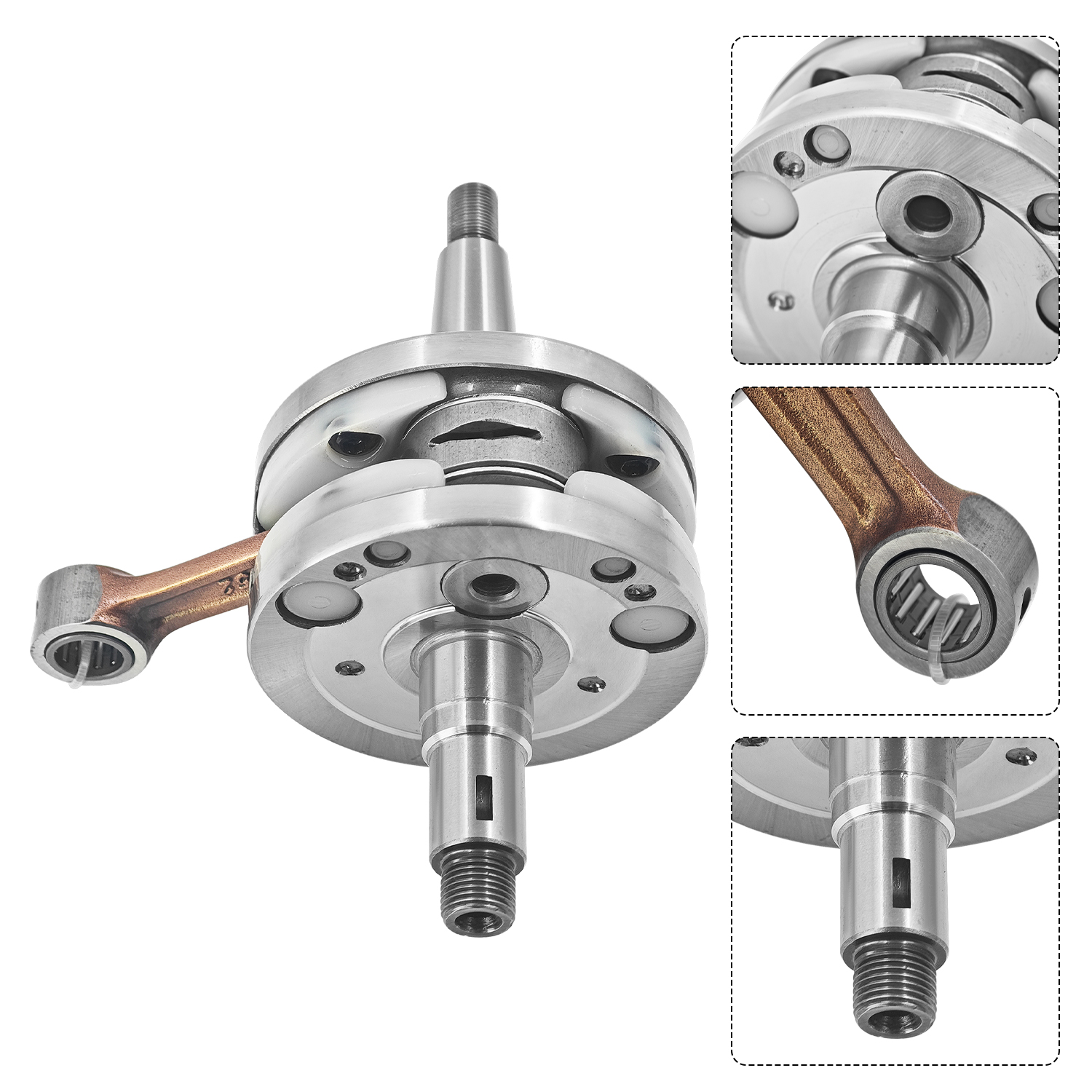 Crankshaft Assembly Compatible with KTM 85SX, for Husqvarna TC85, for GAS GAS 17/14 19/16 MC85 2018-2024 