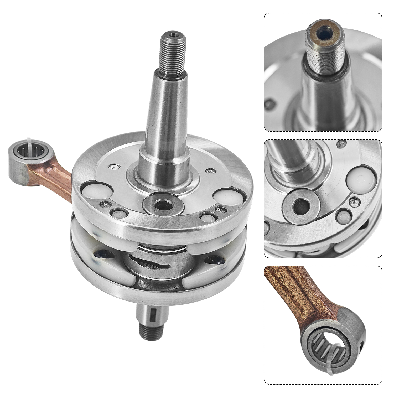 Crankshaft Assembly Compatible with KTM 85SX, for Husqvarna TC85, for GAS GAS 17/14 19/16 MC85 2018-2024 