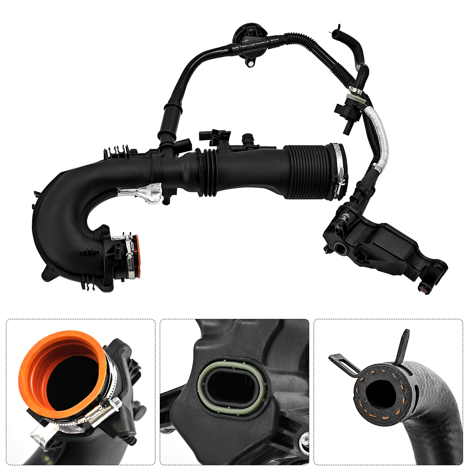 Crankcase Breather Intake Line Assembly for Mercedes-Benz M270 GLA250 X156 with CLA250 C117 2.0L l4 2014-2020