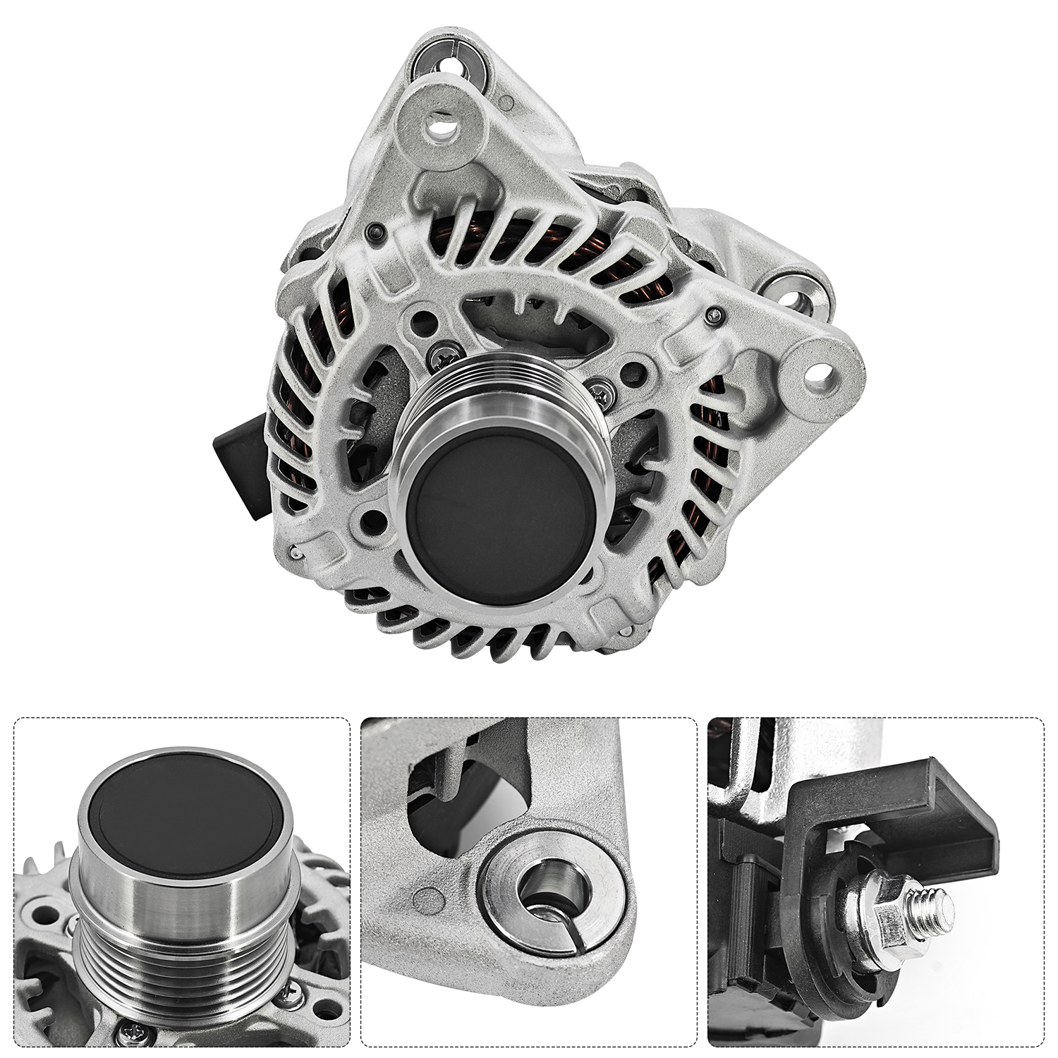 120A 12V Alternator for Nissan Kicks 1.6L 2017-2020