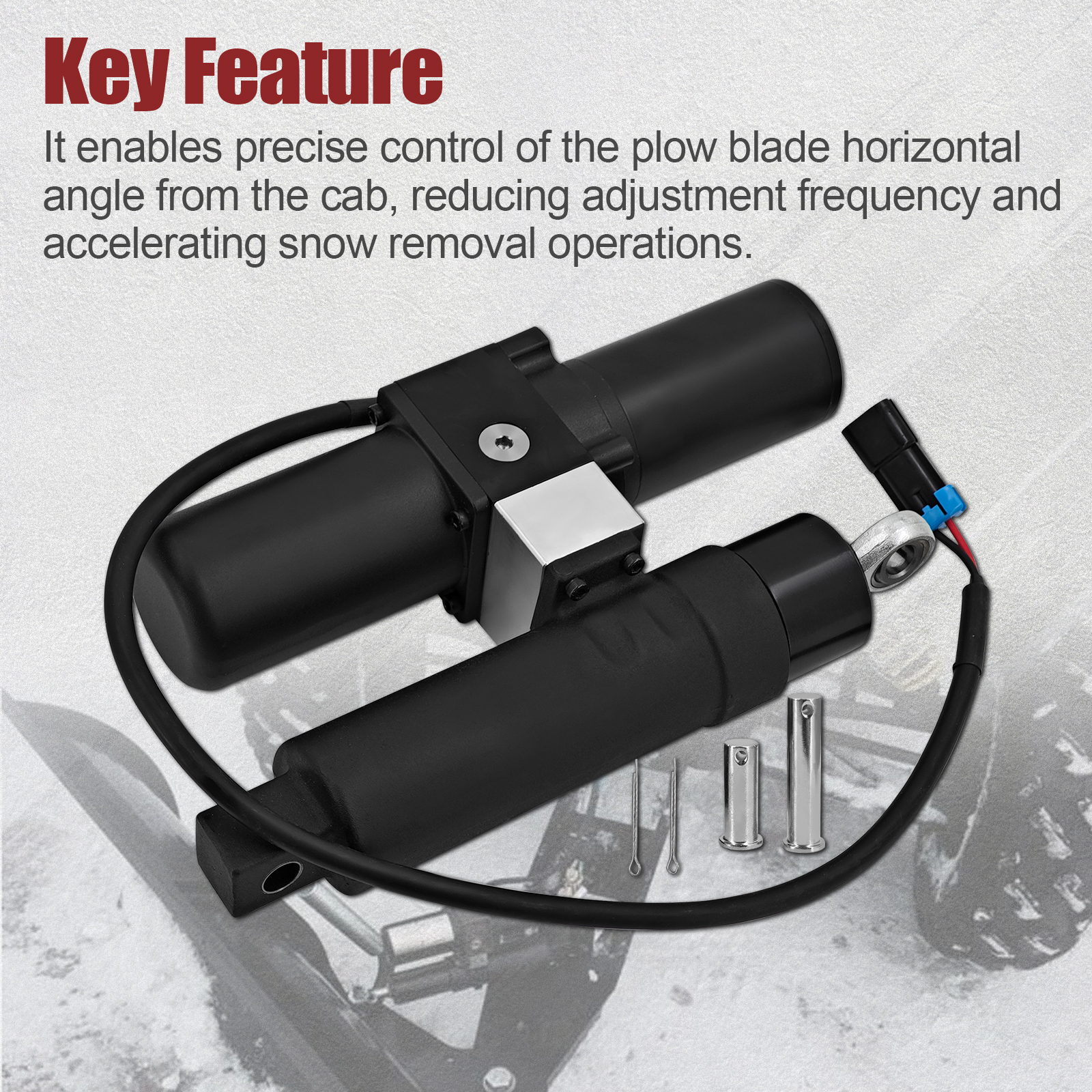 Hydraulic Plow Angle for Polaris General 1000 4 XP Ultimate Sport Deluxe