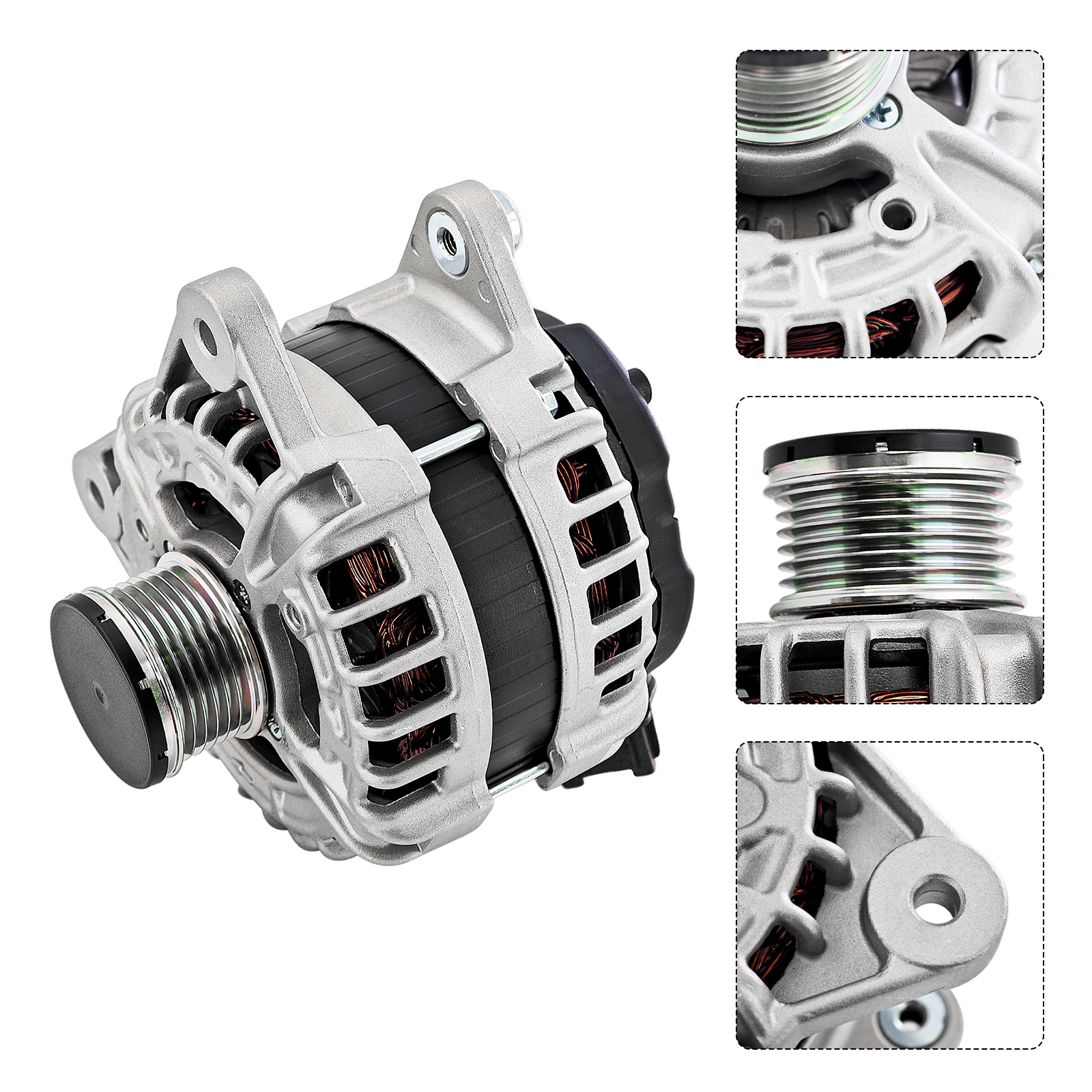 Alternator 12V 120A for Nissan Rogue 2.5L 2021-2023 for Mitsubishi Outlander 2.5L 2022-2025