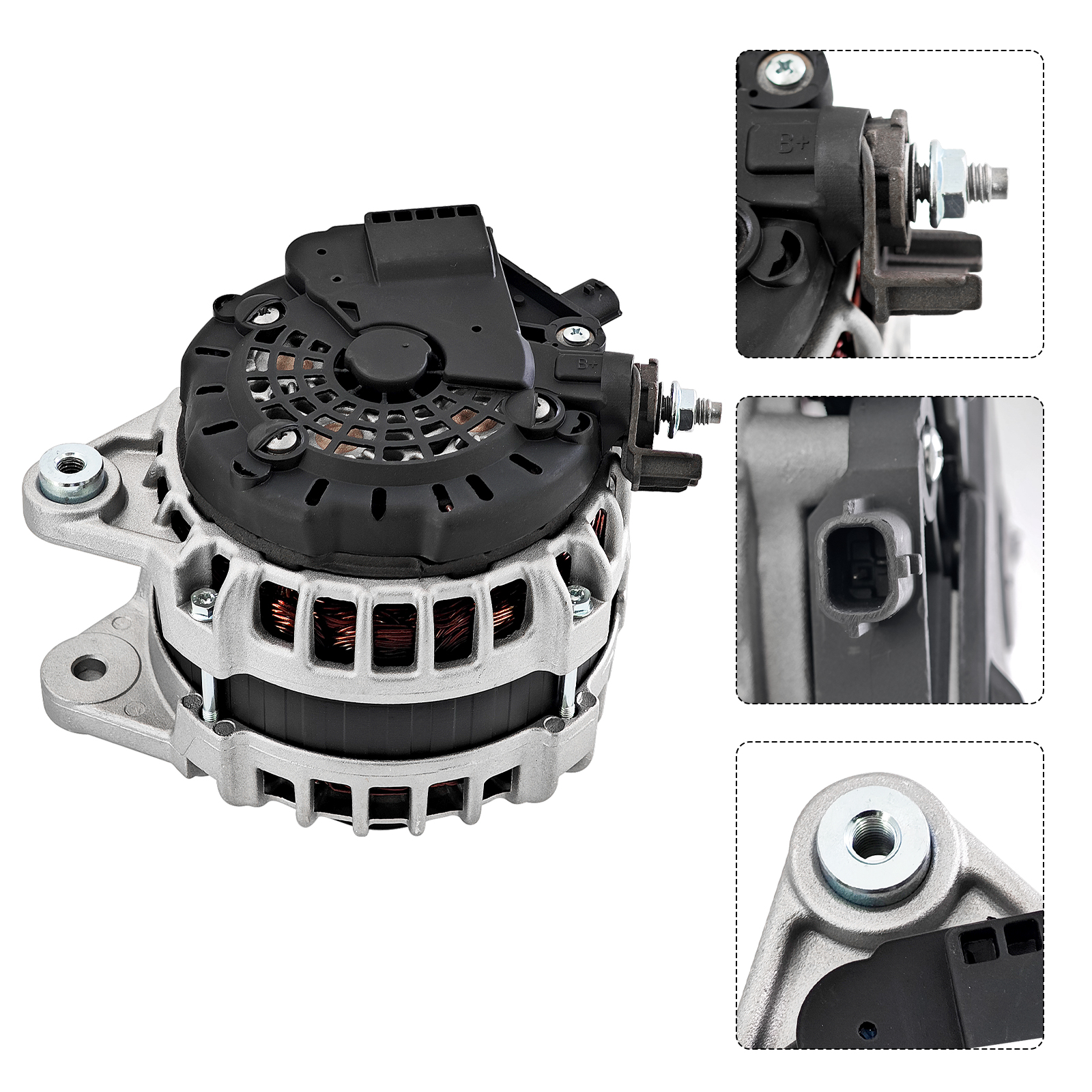 Alternator 12V 120A for Nissan Rogue 2.5L 2021-2023 for Mitsubishi Outlander 2.5L 2022-2025