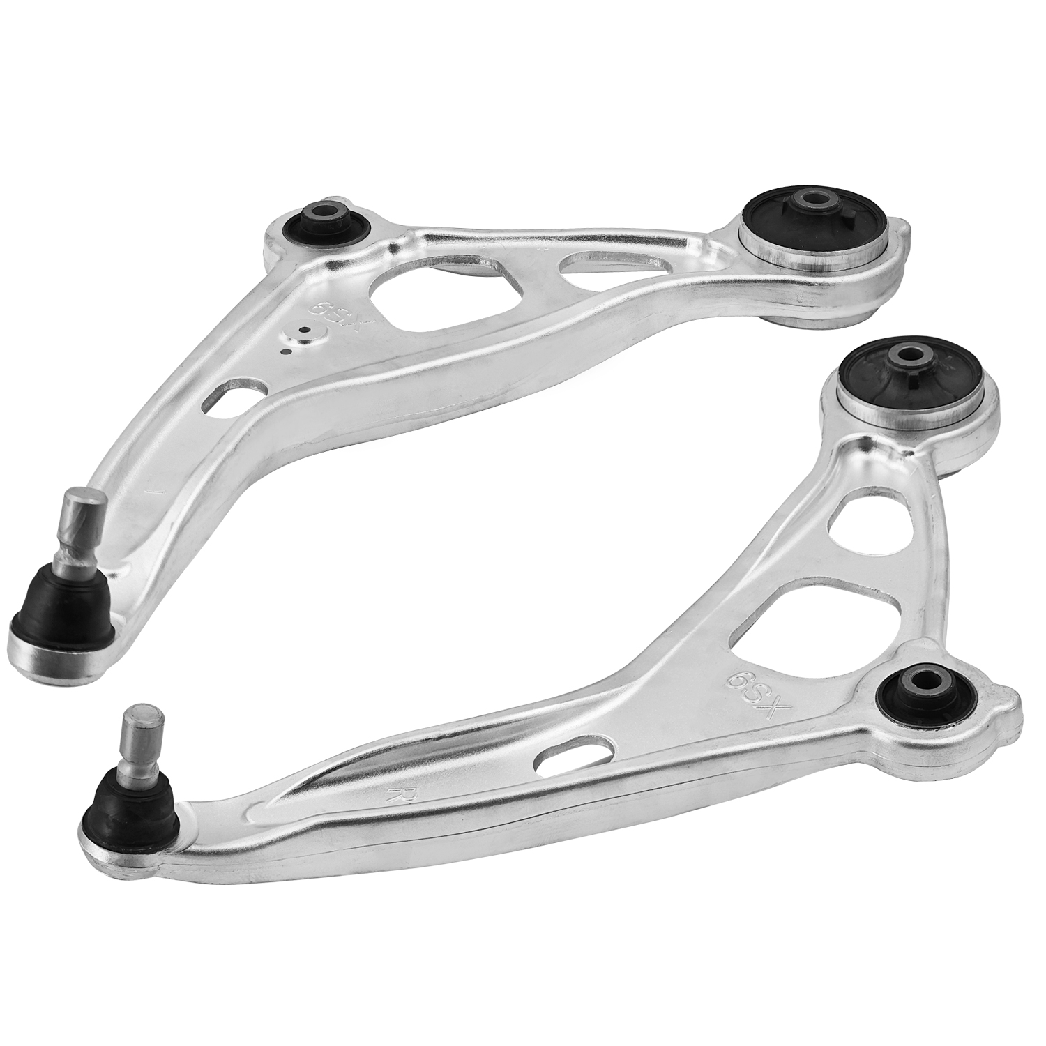 Front Left & Right Passenger Side Lower Control Arm w/Ball Joint Aluminum Fit for Nissan Pathfinder 2022-2025 3.5L Fit for Infiniti QX60 3.5L