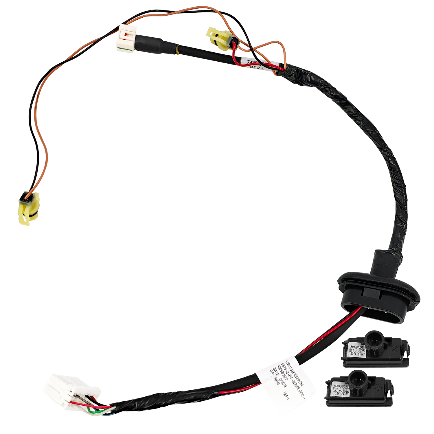 License Plate Light Wiring Harness Compatible with Jeep Grand Cherokee 2014 - 2016 