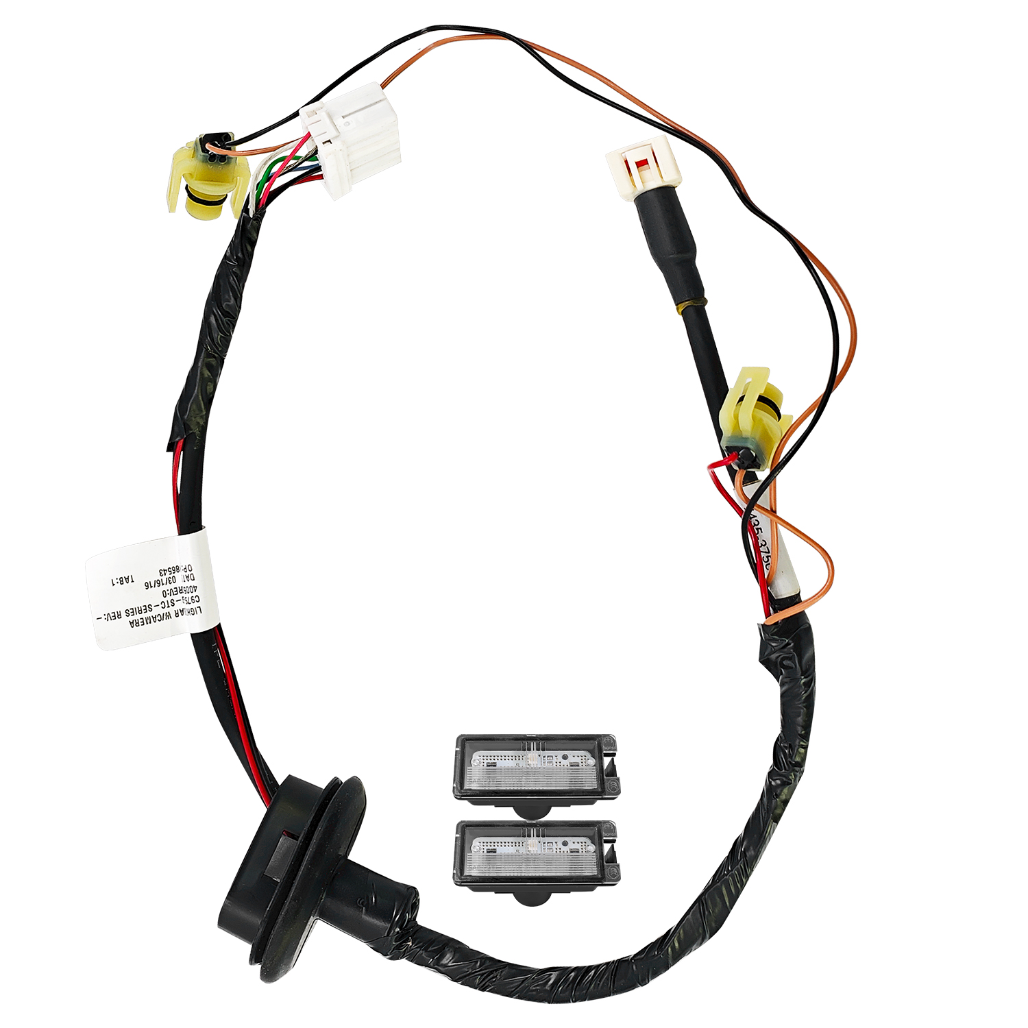 License Plate Light Wiring Harness Compatible with Jeep Grand Cherokee 2014 - 2016 