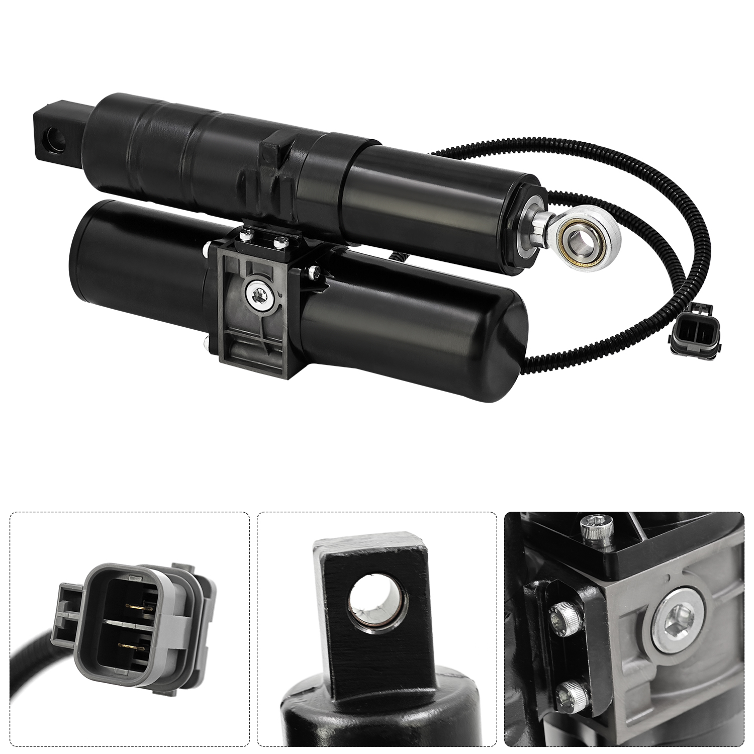 FY023 Hydraulic Actuator for UTV Snow Plow System – Fits Denali Standard/Pro Series & SuperATV Plow Pro Pushtubes
