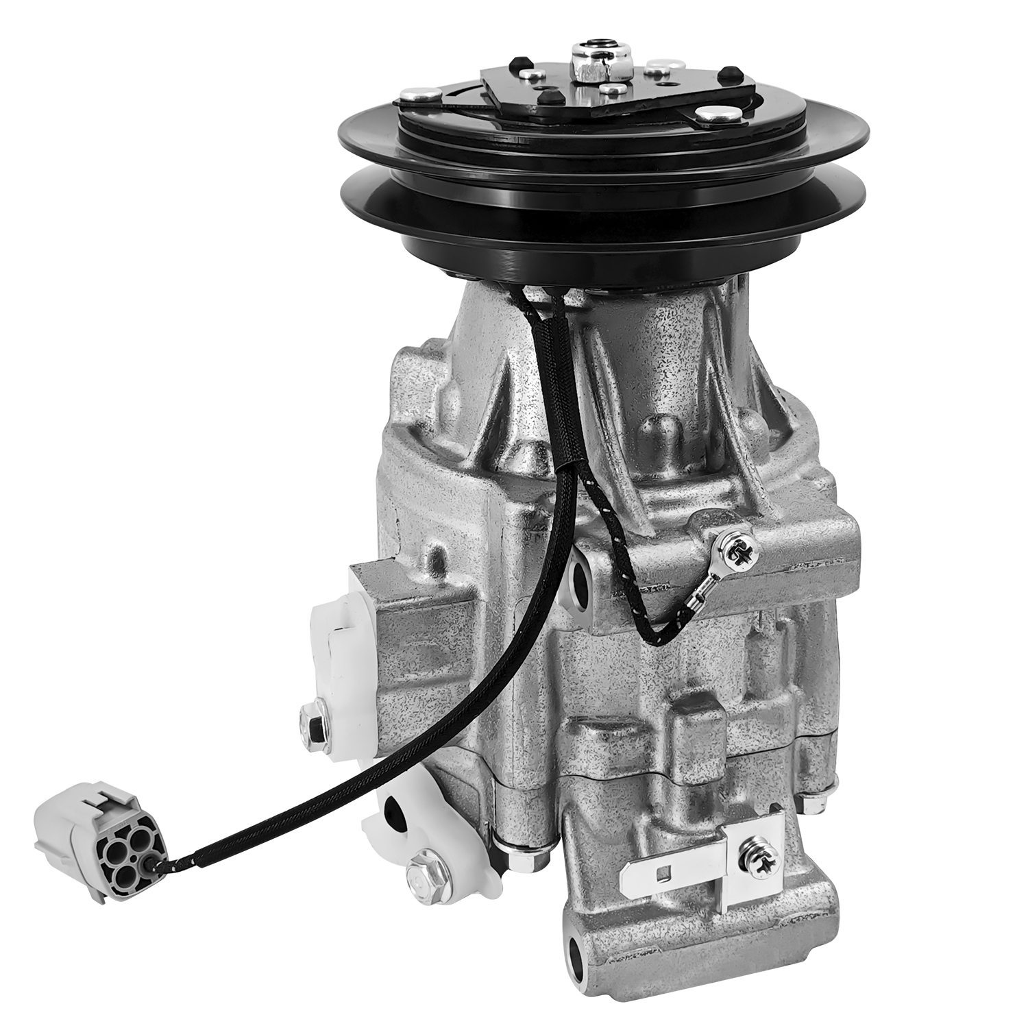 12V SCS06 Air Conditioning Compressor for Kubota Tractor M110 M120 M4900 M6800 M9000 M5700DHC M8200DHC ME8200DHC