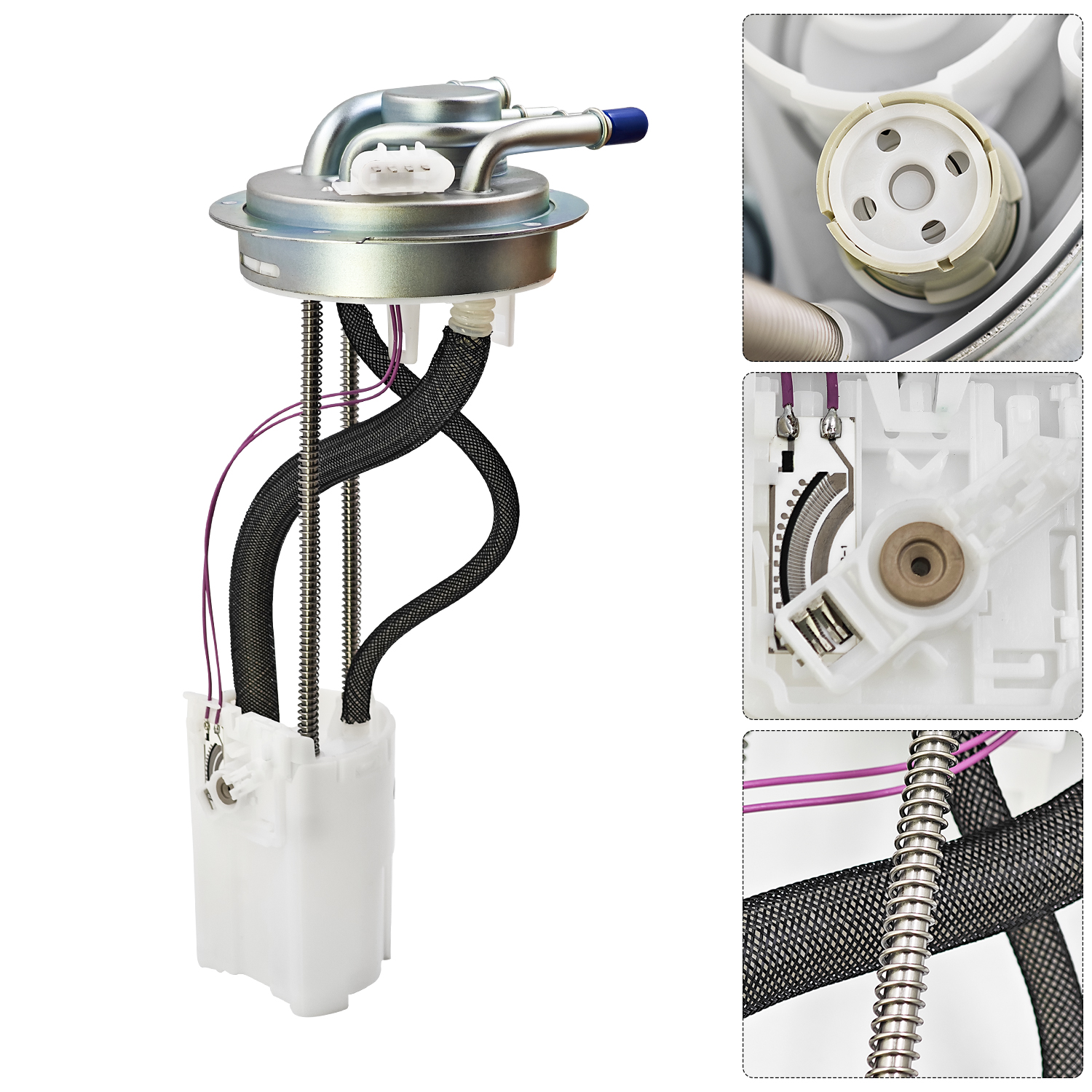 Fuel Tank Sending Unit Compatible with Chevy Silverado, Fits for GMC Sierra 6.6L V8 2004 - 2008