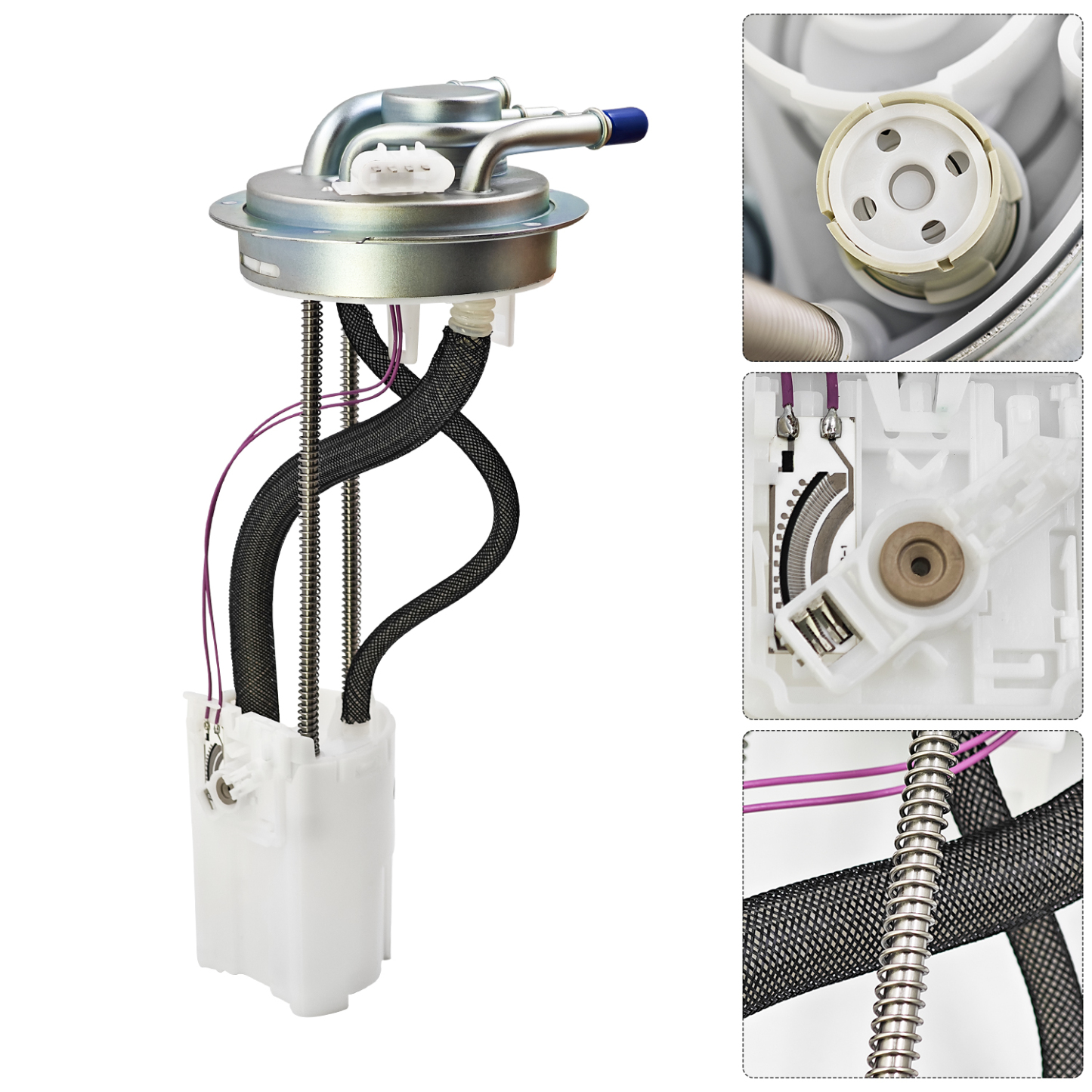 Fuel Tank Sending Unit Compatible with Chevy Silverado, Fits for GMC Sierra 6.6L V8 2004 - 2008