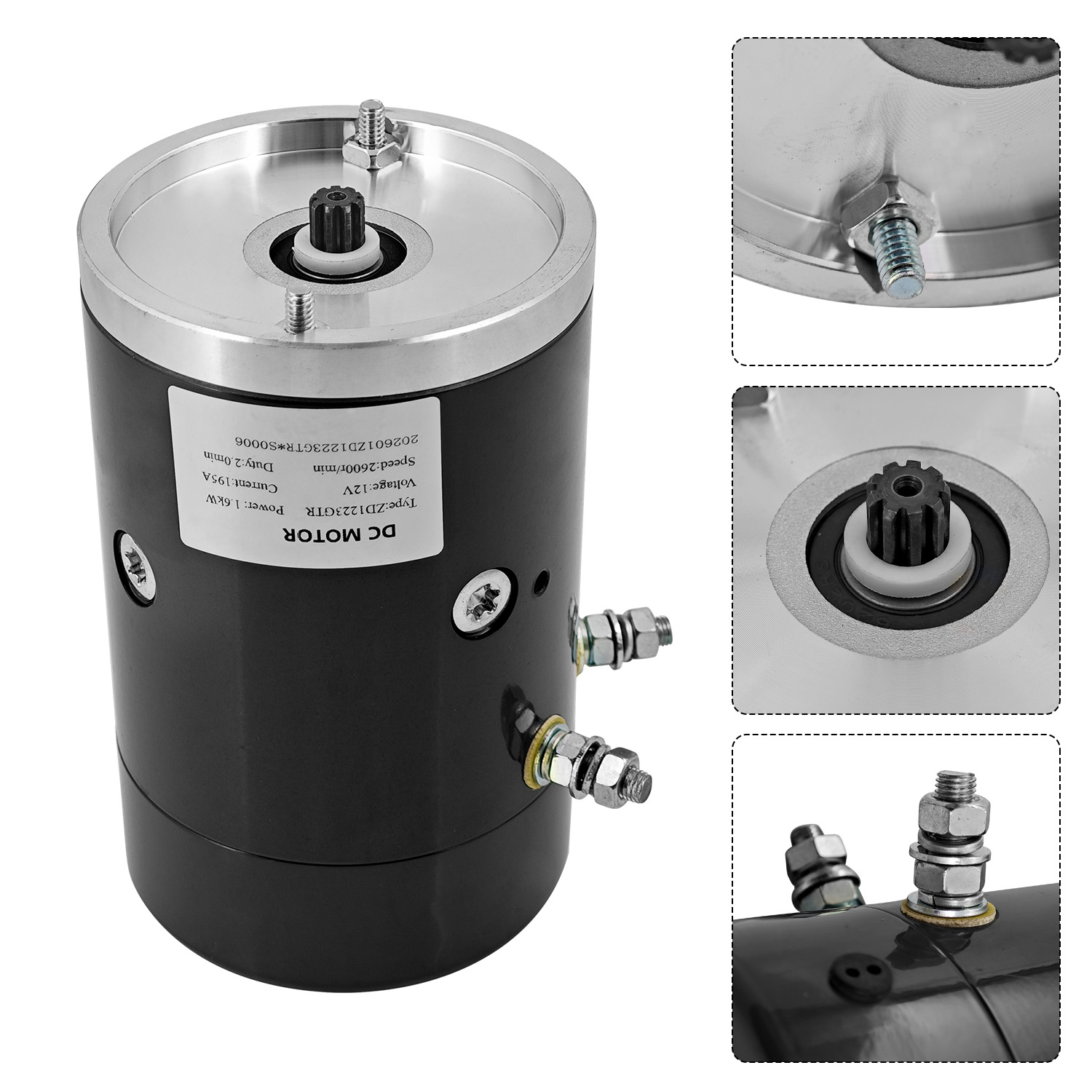 12V Electric Motor Fits for Hydraulic Pumps