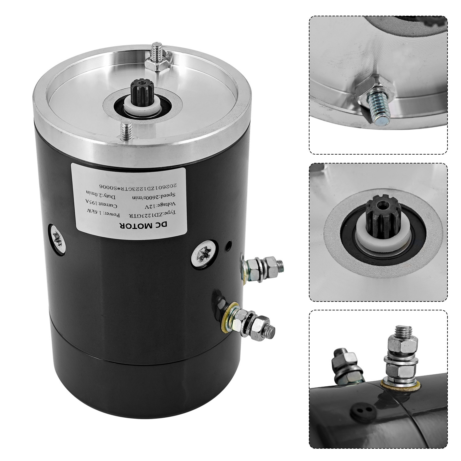 12V Electric Motor Fits for Hydraulic Pumps