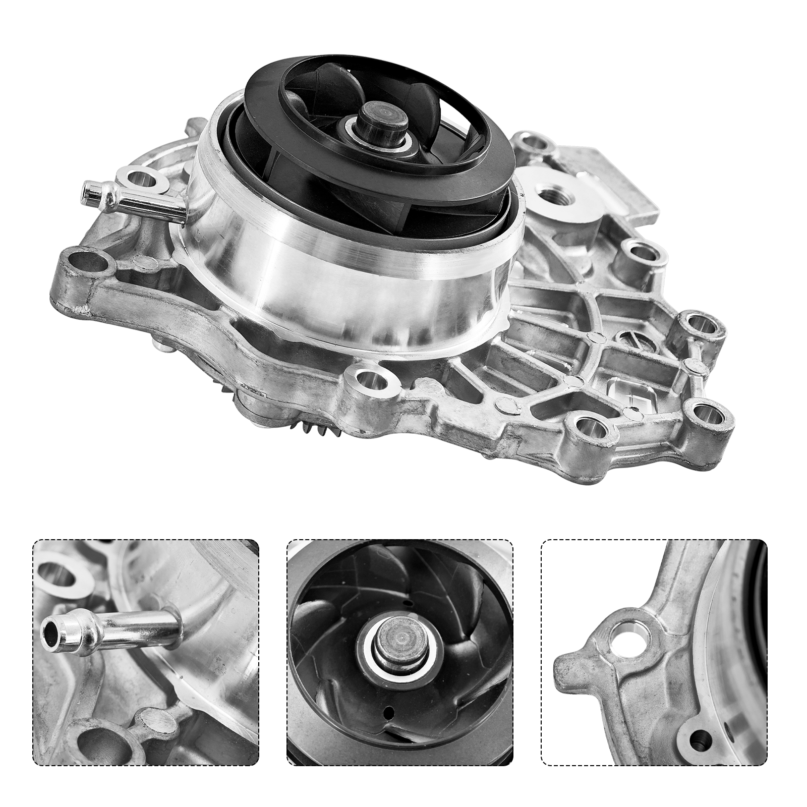 4.0L Engine Water Pump for Audi A8 S8 SQ7 SQ8 RSQ8 4.0L 2019-2025, Coolant Pump for Porsche Cayenne Panamera 4.0 2017-2025