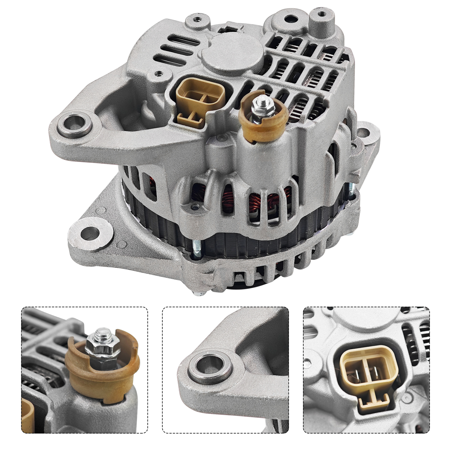 100A 12V Alternator for Kubota Caterpillar Ausa 143-28130 11921 A-80631 A2TCA077 554752RI