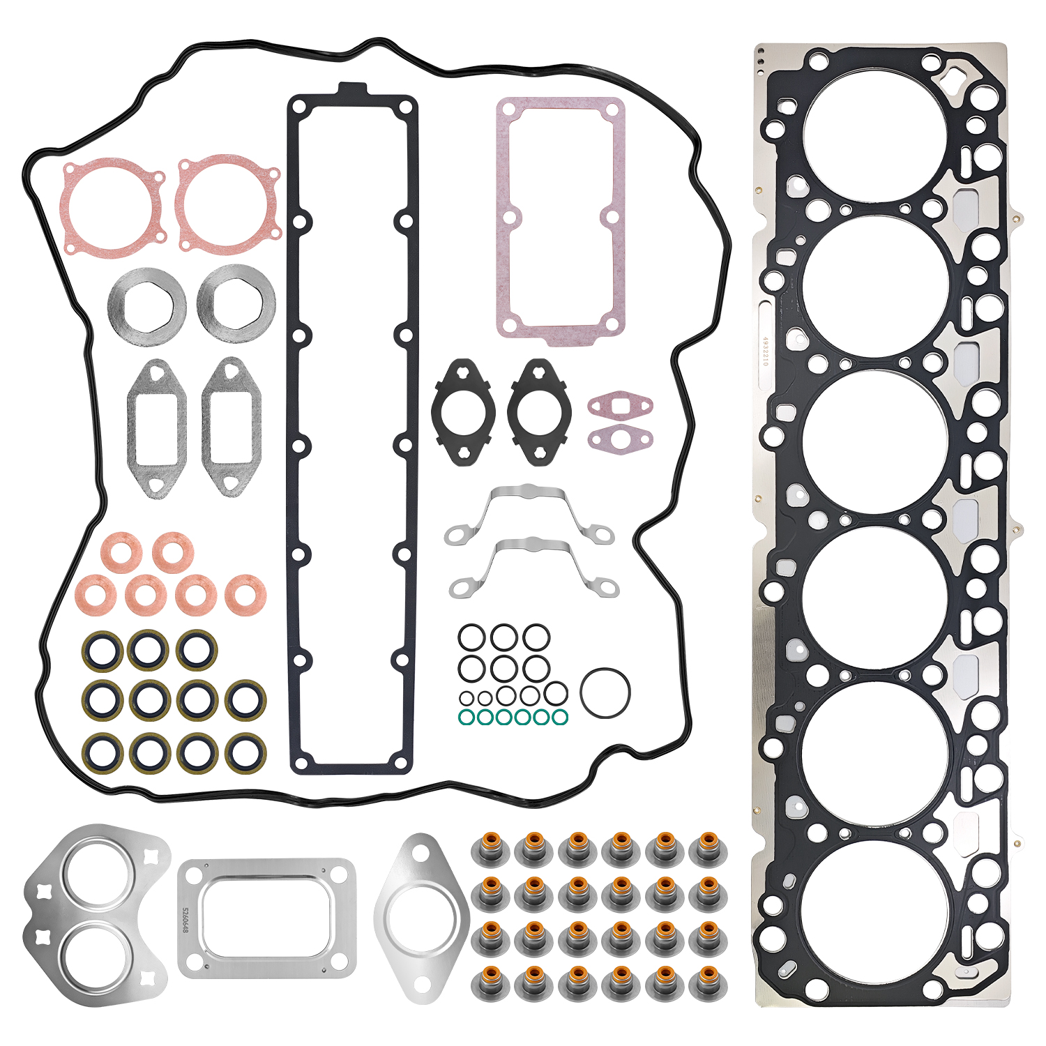 Engine Cylinder Head Gasket Sets fit for Dodge Ram 2500/3500/4500/5500, for Cummins 6.7L 2007-2012