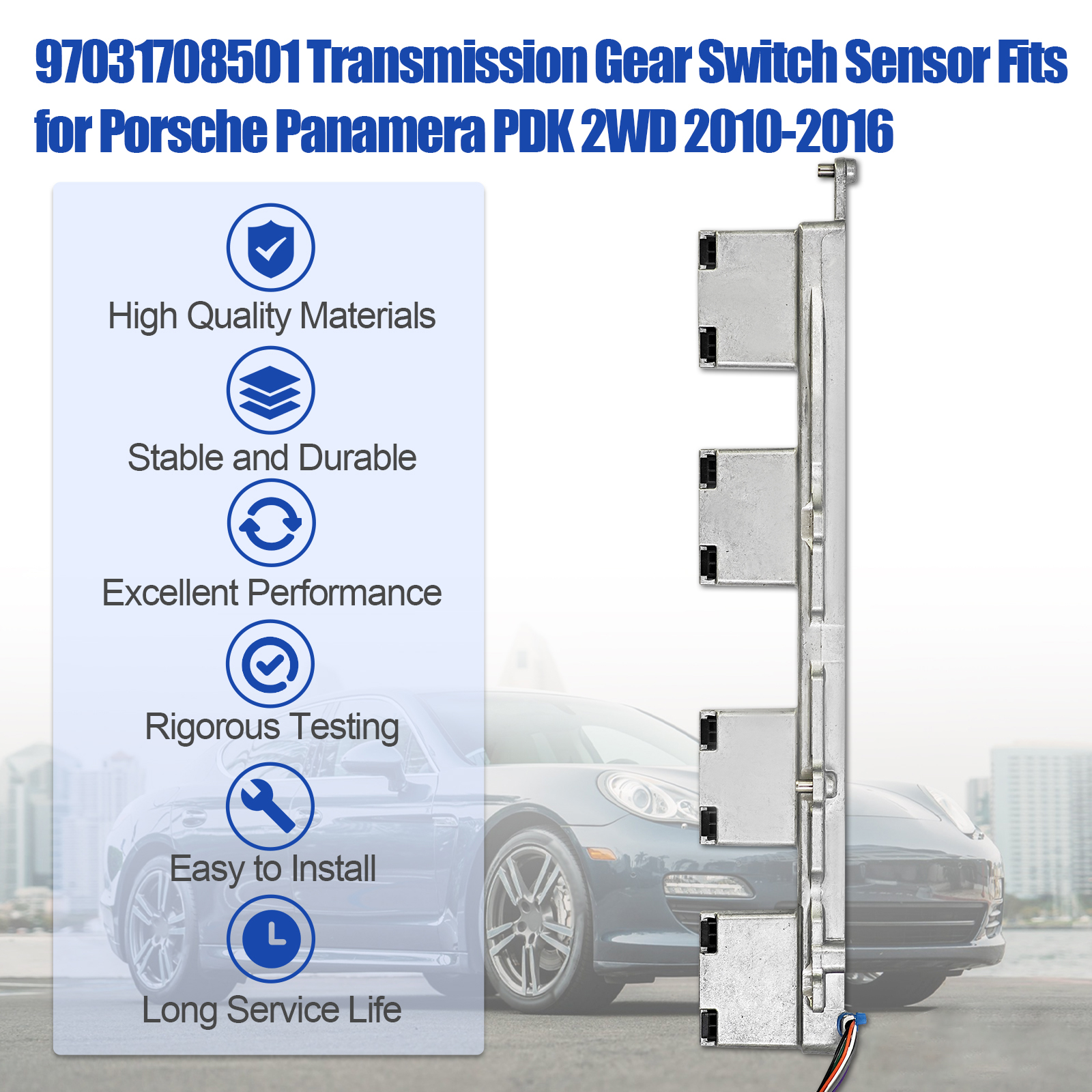 Transmission Gear Switch Sensor fit for Porsche Panamera 2WD 2010-2016