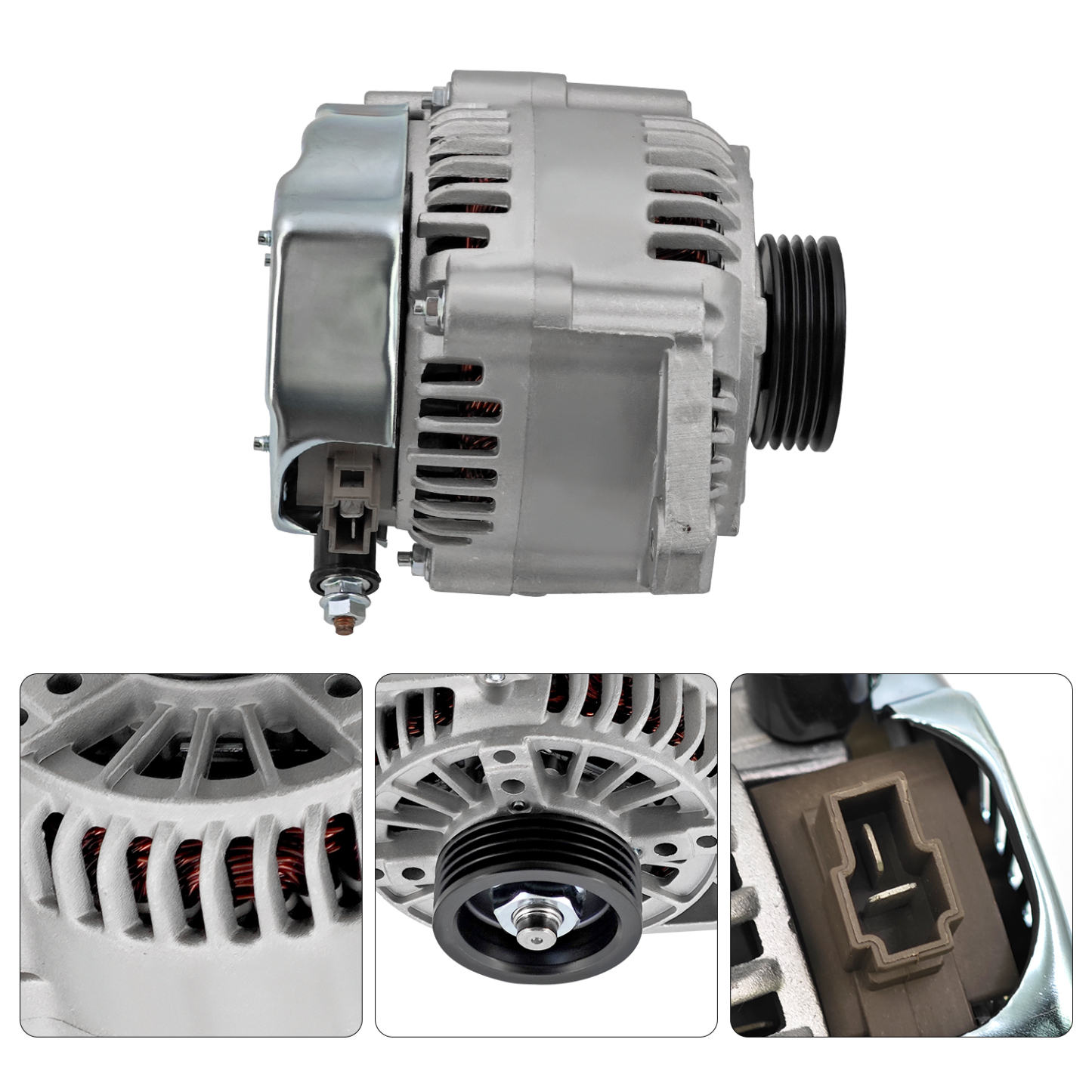 Alternator Fits for Kawasaki Mule PRO FX/FXT/FXR KAF820 KAF1000 2016-2024 #21001-0606