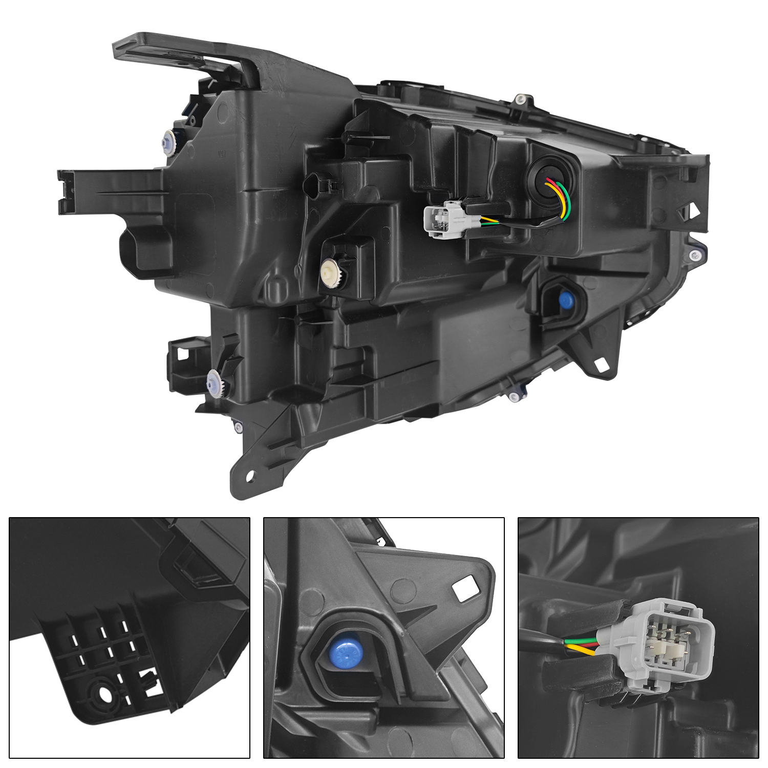 LED Headlight Assembly with Bulbs fit for Mitsubishi Eclipse Cross 2022-2025 (Left Driver Side)