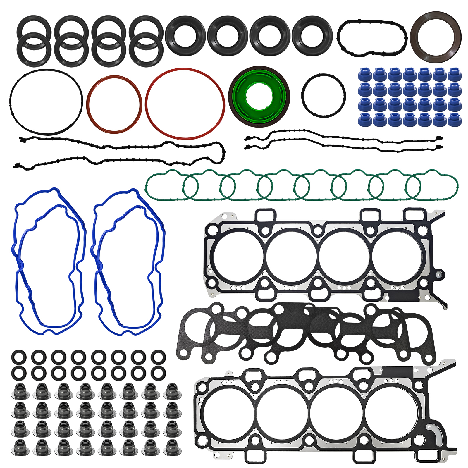Engine Valve Grind Cylinder Head Gasket Kit for Ford F-150 5.0L 2018-2020