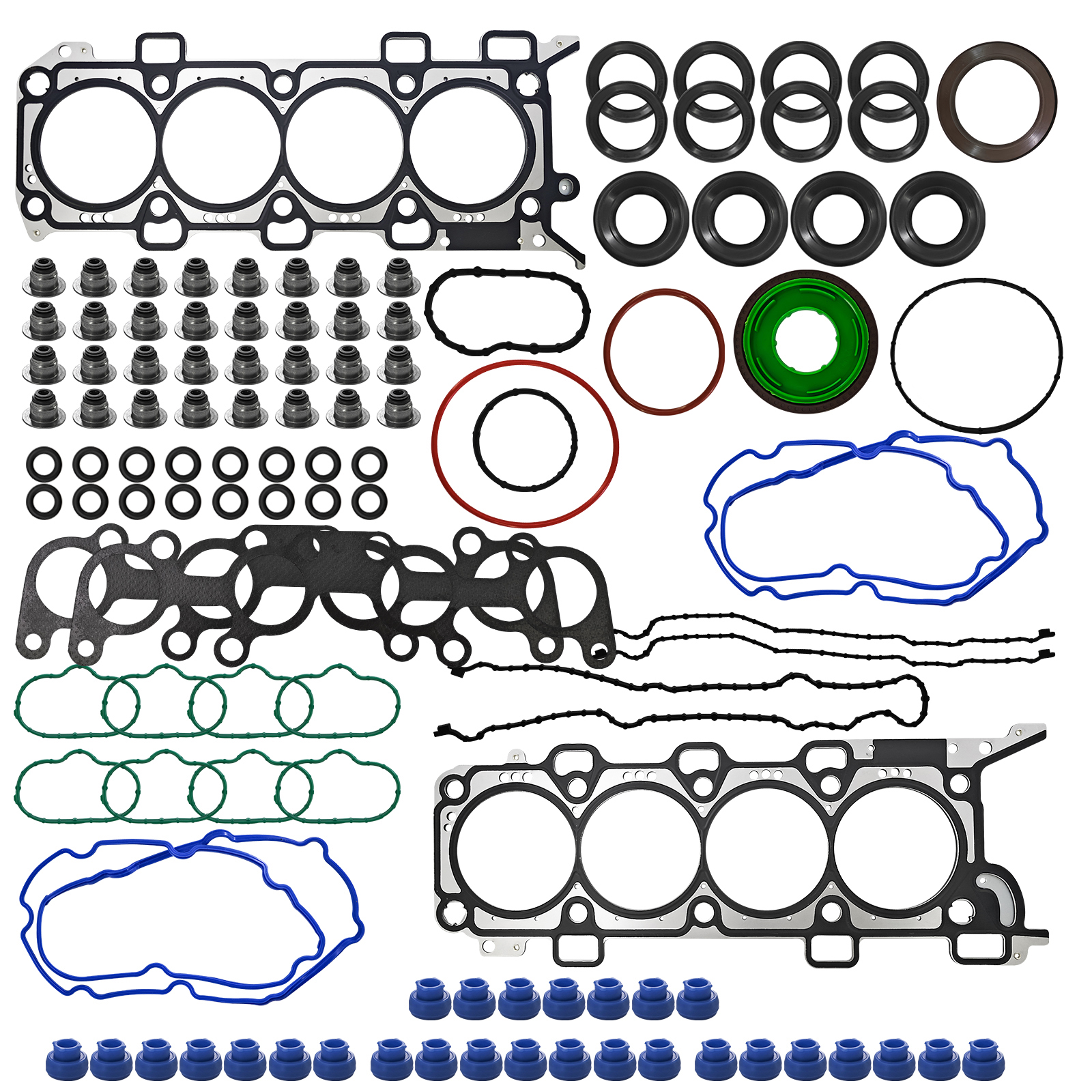 Engine Valve Grind Cylinder Head Gasket Kit for Ford F-150 5.0L 2018-2020