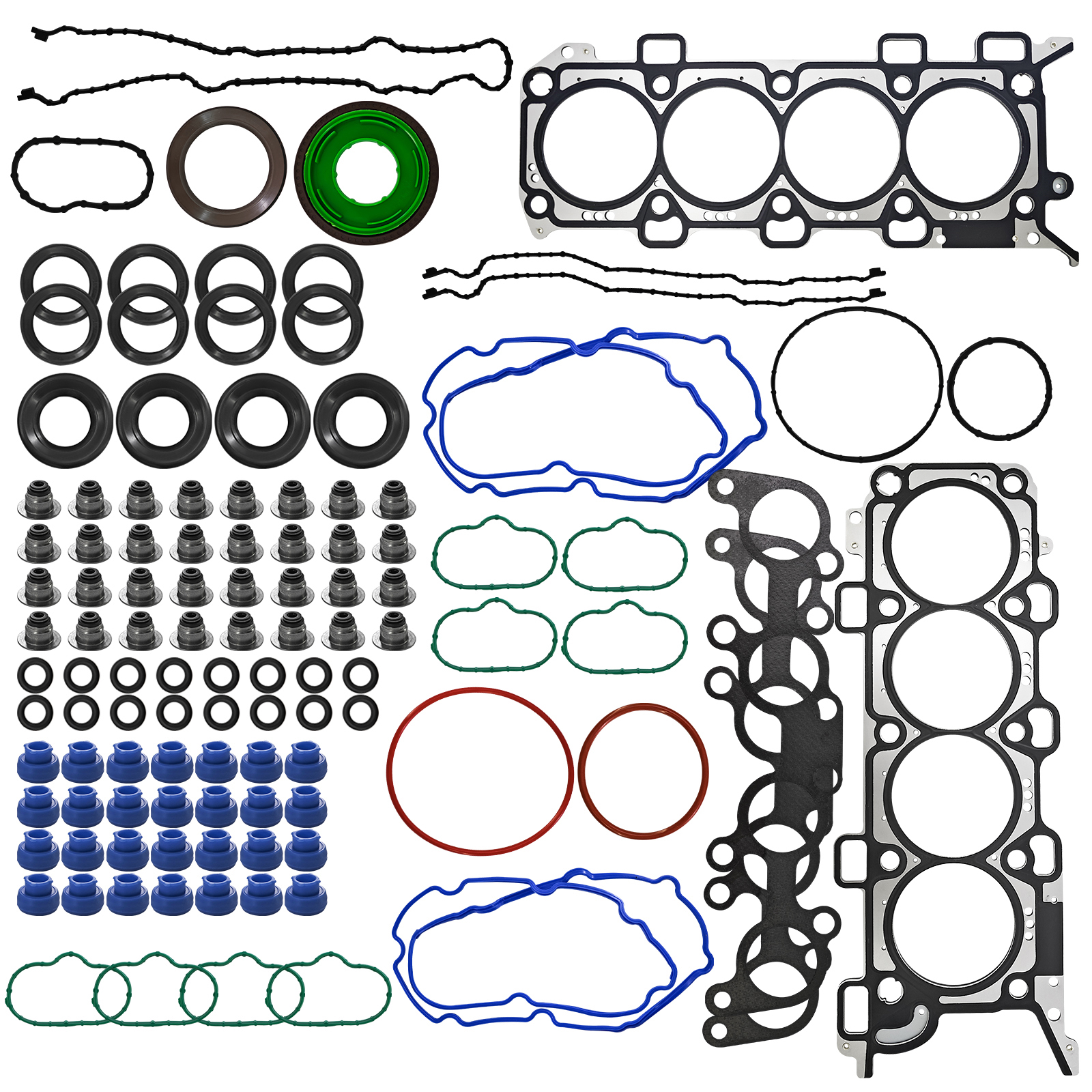 Engine Valve Grind Cylinder Head Gasket Kit for Ford F-150 5.0L 2018-2020