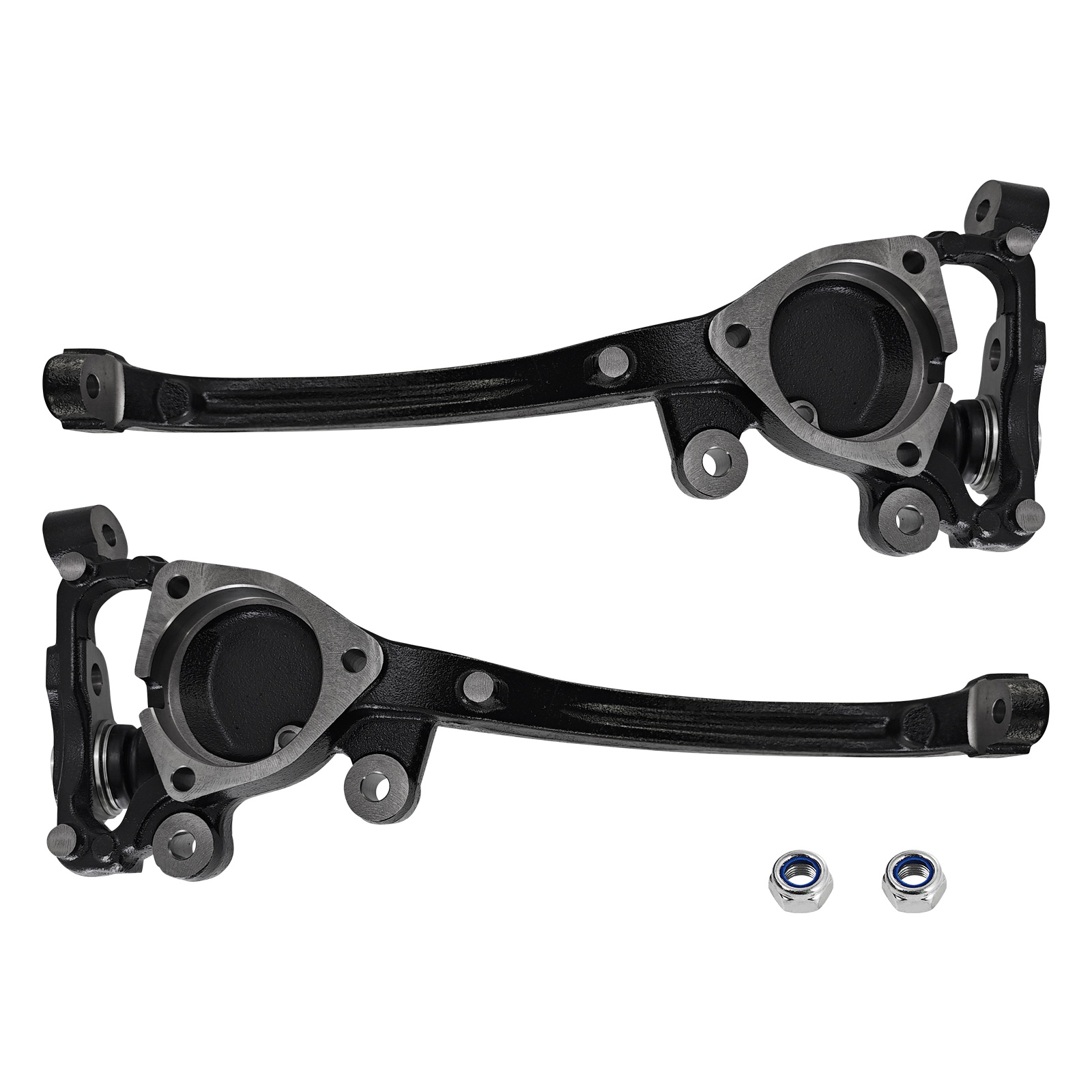  Front Left & Right Suspension Steering Knuckles for Dodge Charger/Challenger and for Chrysler 300 2015-2023, RWD w/Brembo Brakes