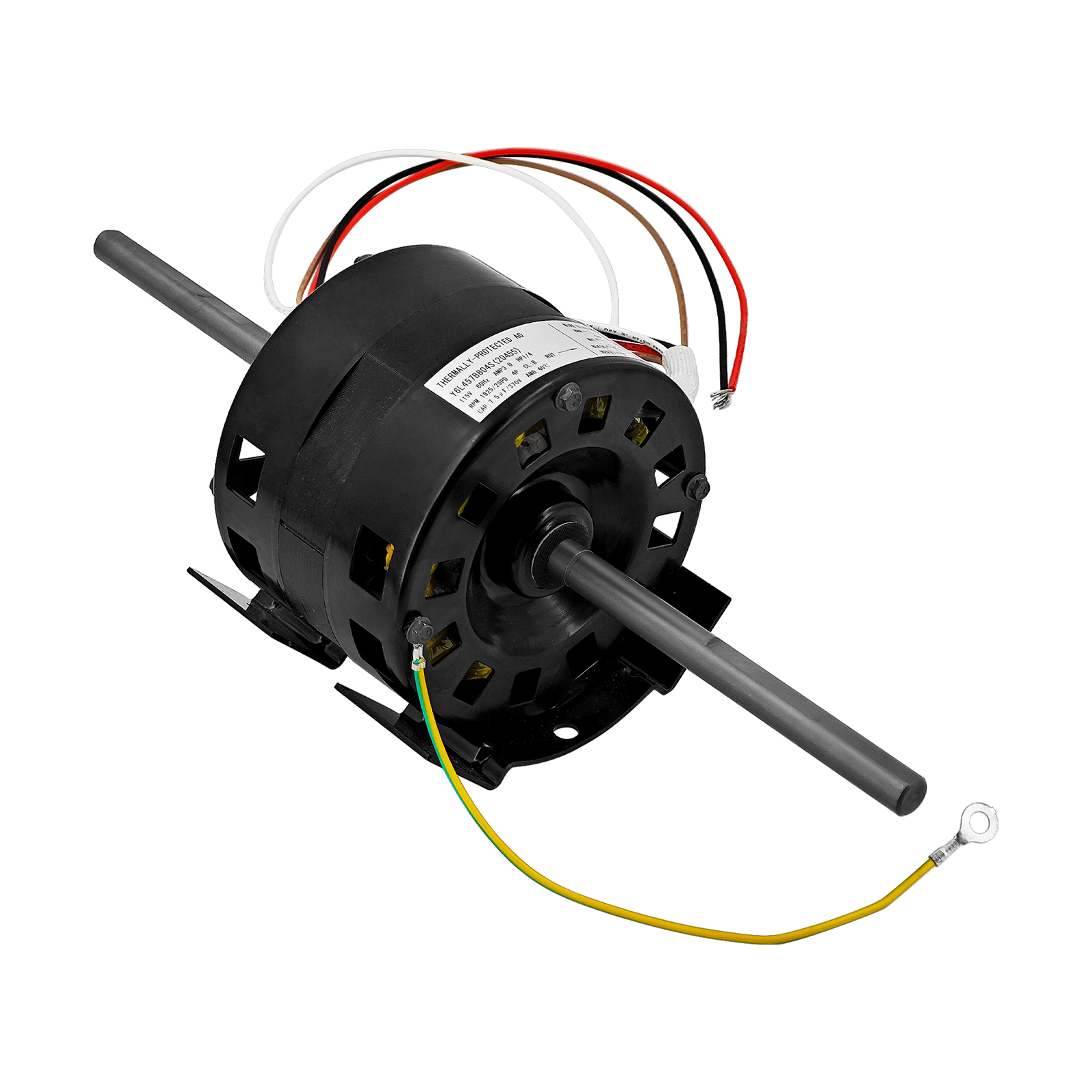 1/4HP 115V 1625RPM 2-Speed RV Air Conditioner Motor Assembly Replacement for Coleman 6757B311, RV Ac Fan Motor Fits for Century Replacement for AO Smith ORV4538 42 Frame