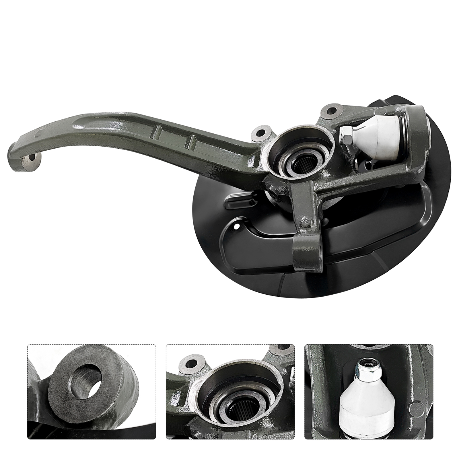 Front Right Steering Knuckle w/Wheel Bearing Hub Assembly for Mercedes ML320 ML350 ML500 ML550 GL320 GL350 GL450 GL500 GL550 2006-2012
