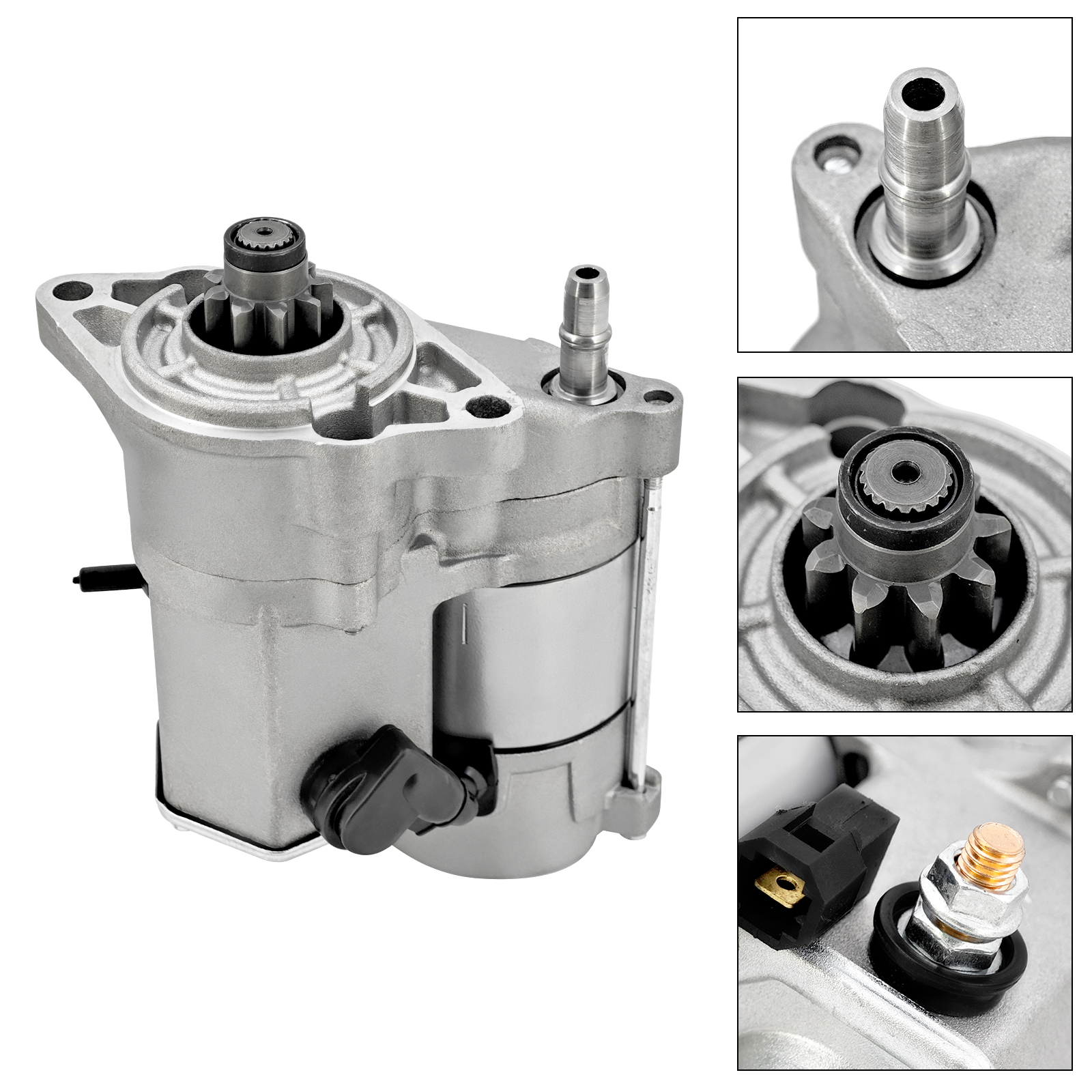 12V 1.4KW New Starter Motor for Kubota RTV-X1100C, RTV-X1120, RTV-X1140, RTV-X900, RTV1100, RTV1140