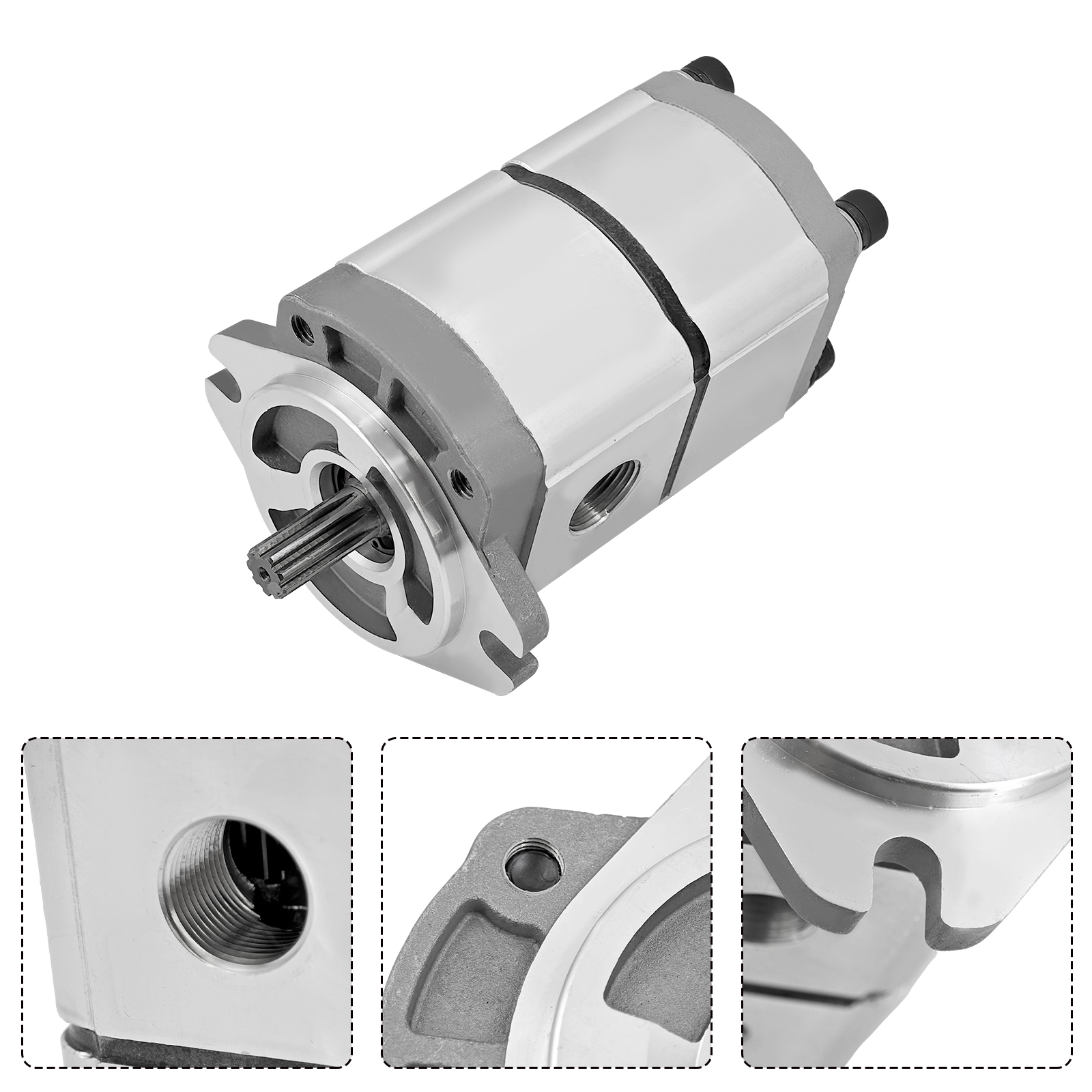 Hydraulic Gear Pump with Seal Kit Compatible with PGP Series