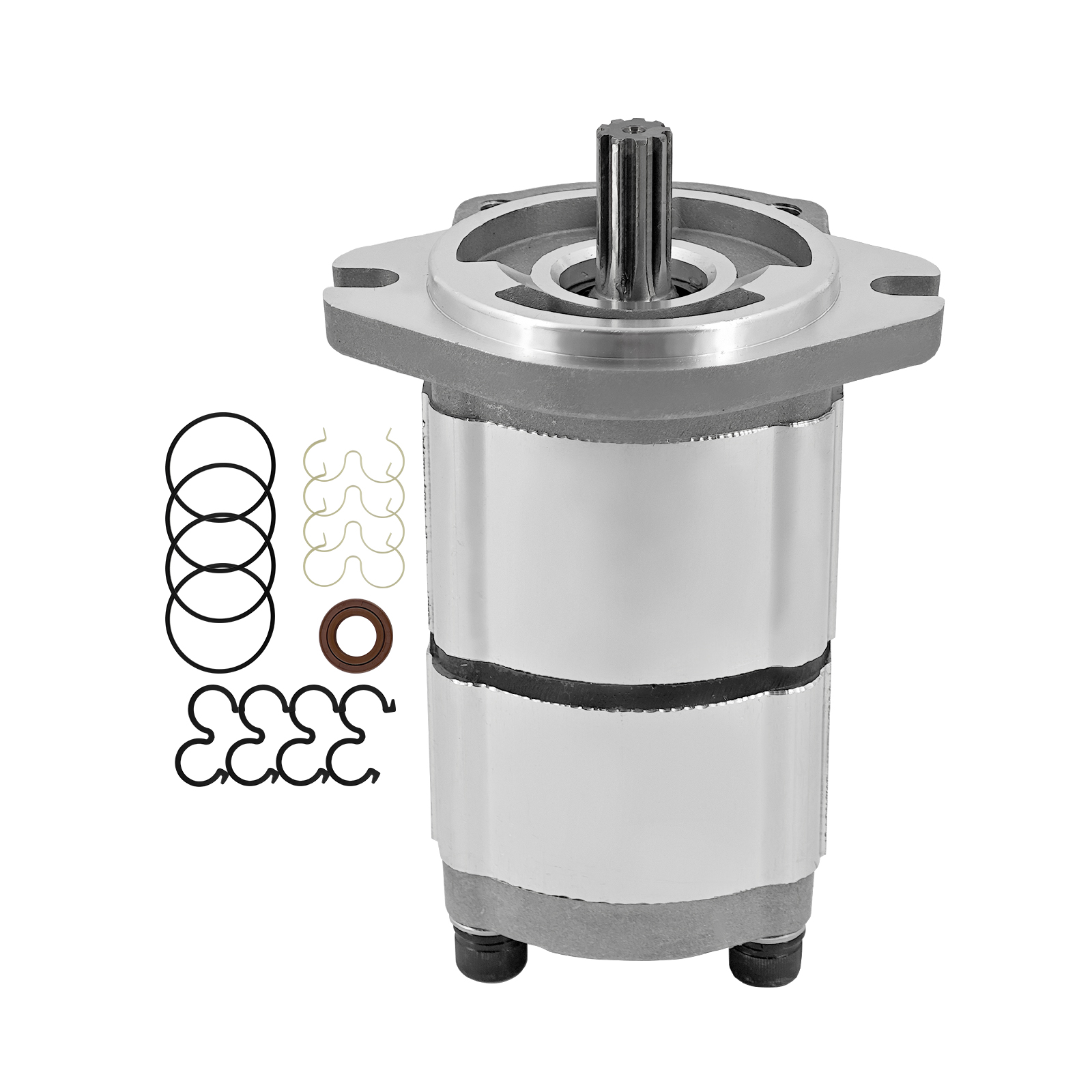 Hydraulic Gear Pump with Seal Kit Compatible with PGP Series