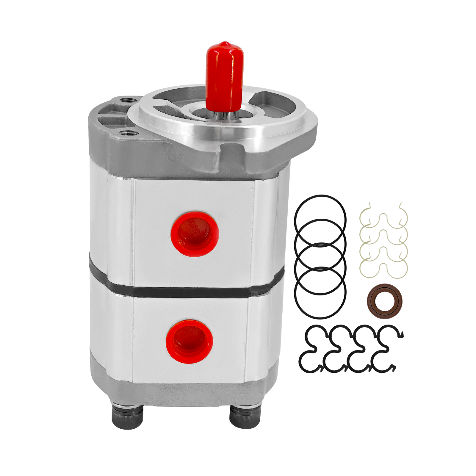 Hydraulic Gear Pump with Seal Kit Compatible with PGP Series