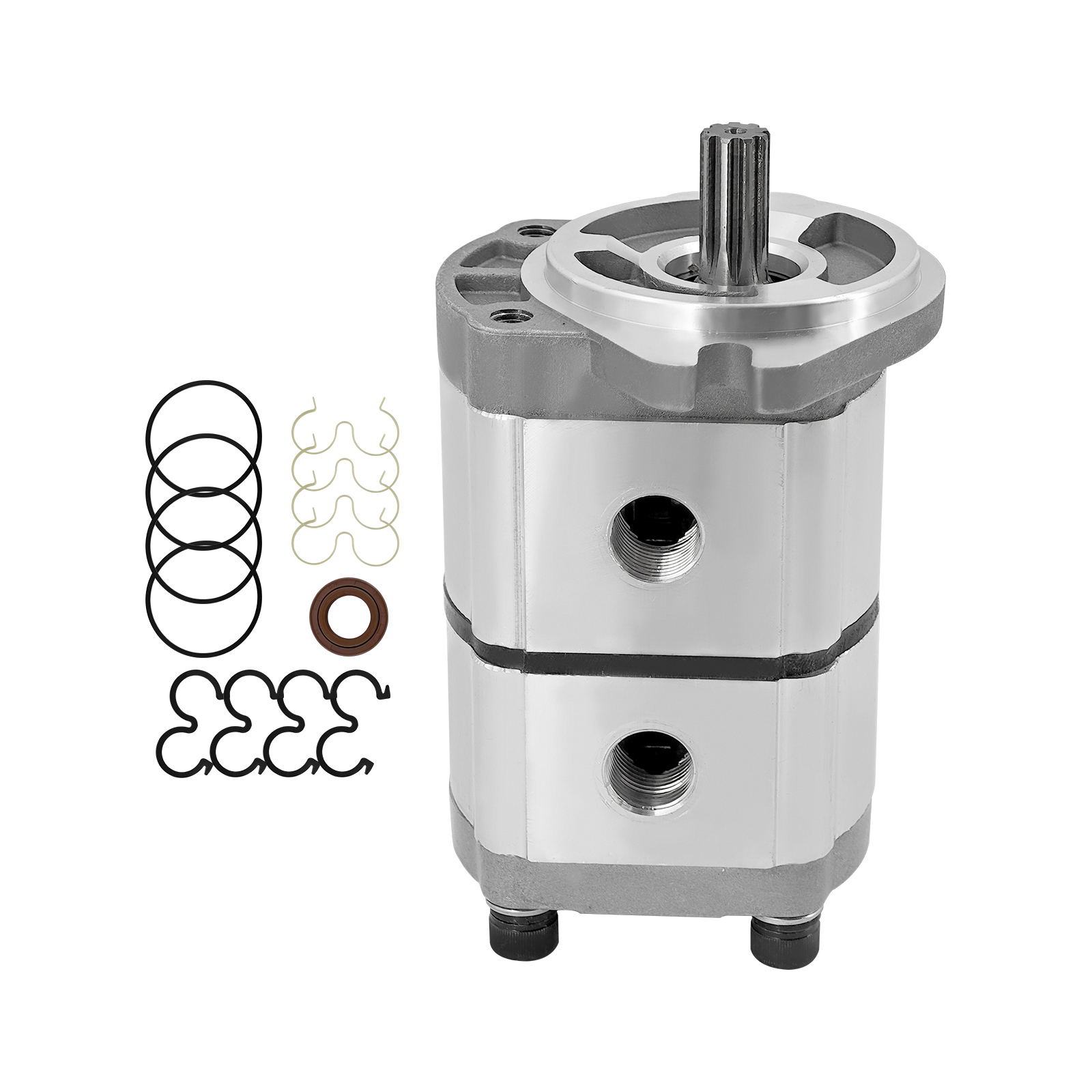 Hydraulic Gear Pump with Seal Kit Compatible with PGP Series