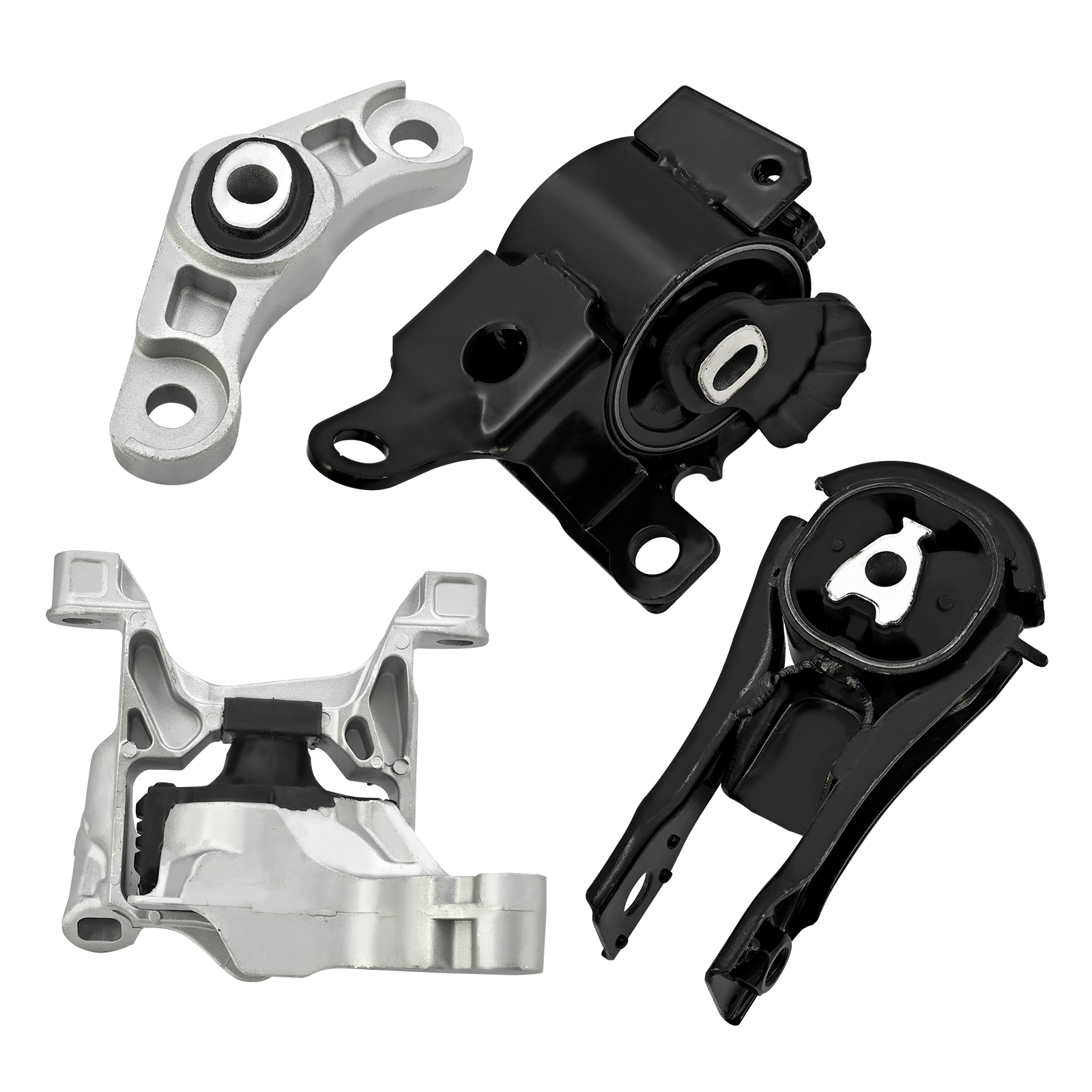 Engine Motor & Transmission Mount Kit 4Pcs for Mazda 2017-2024 CX-5 2.5L Naturally Aspirated, Automatic Trans; GJL139060, K15739010, KN3L39040, GHR939070