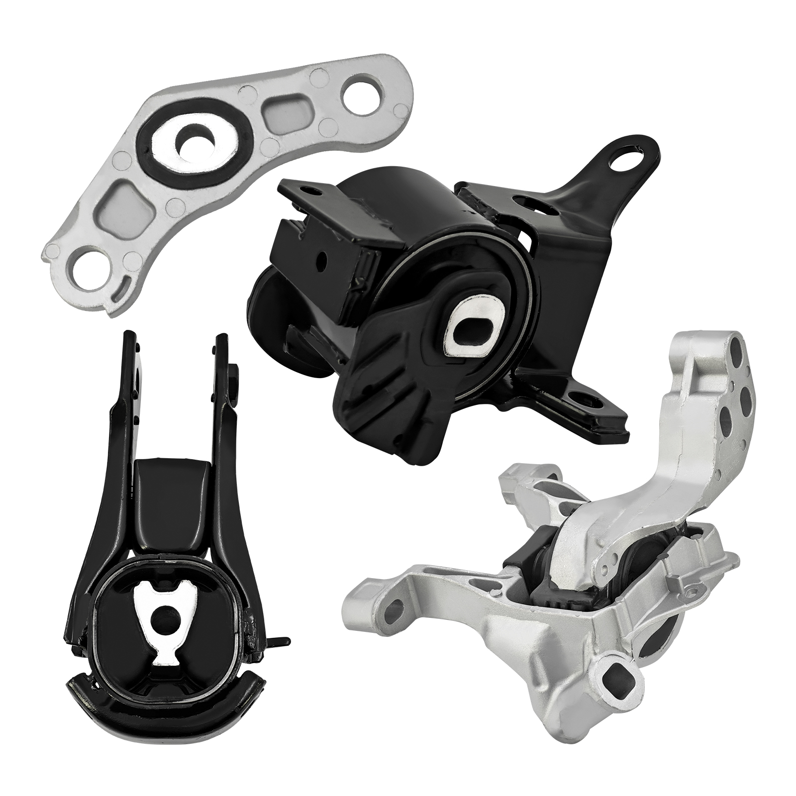 Engine Motor & Transmission Mount Kit 4Pcs for Mazda 2017-2024 CX-5 2.5L Naturally Aspirated, Automatic Trans; GJL139060, K15739010, KN3L39040, GHR939070