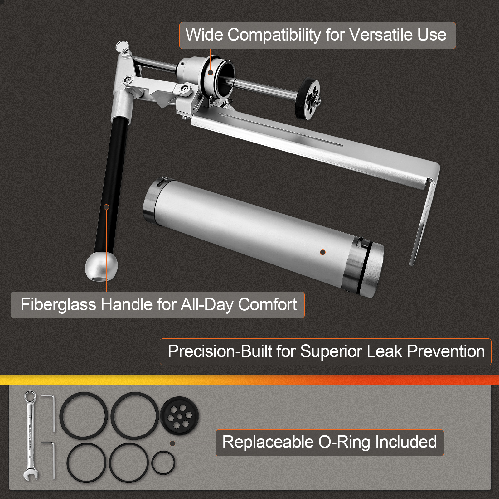 Aluminum Drywall Mud Loading Pump with Goosenecks Adapter Box Filler Valve