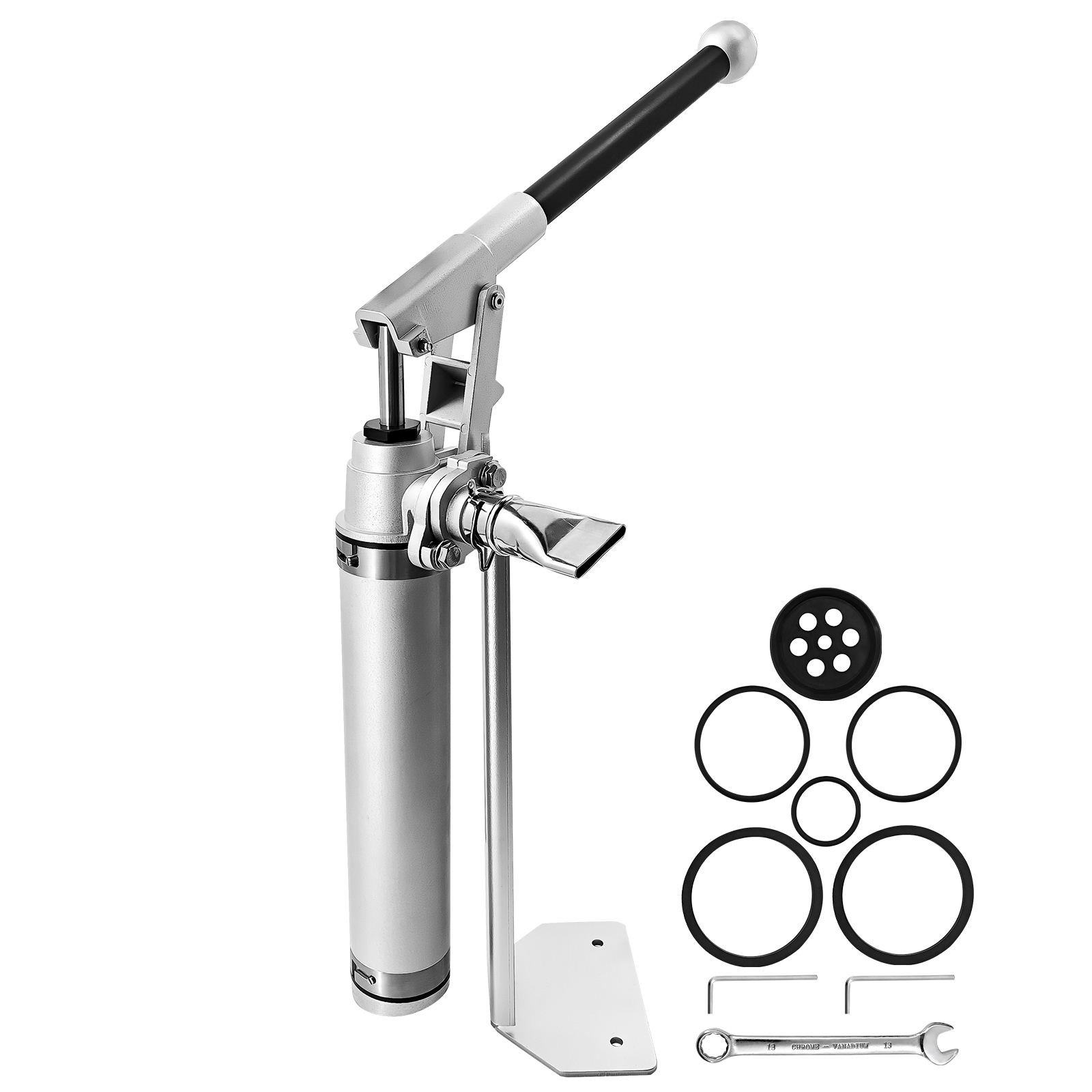 Aluminum Drywall Mud Loading Pump with Goosenecks Adapter Box Filler Valve