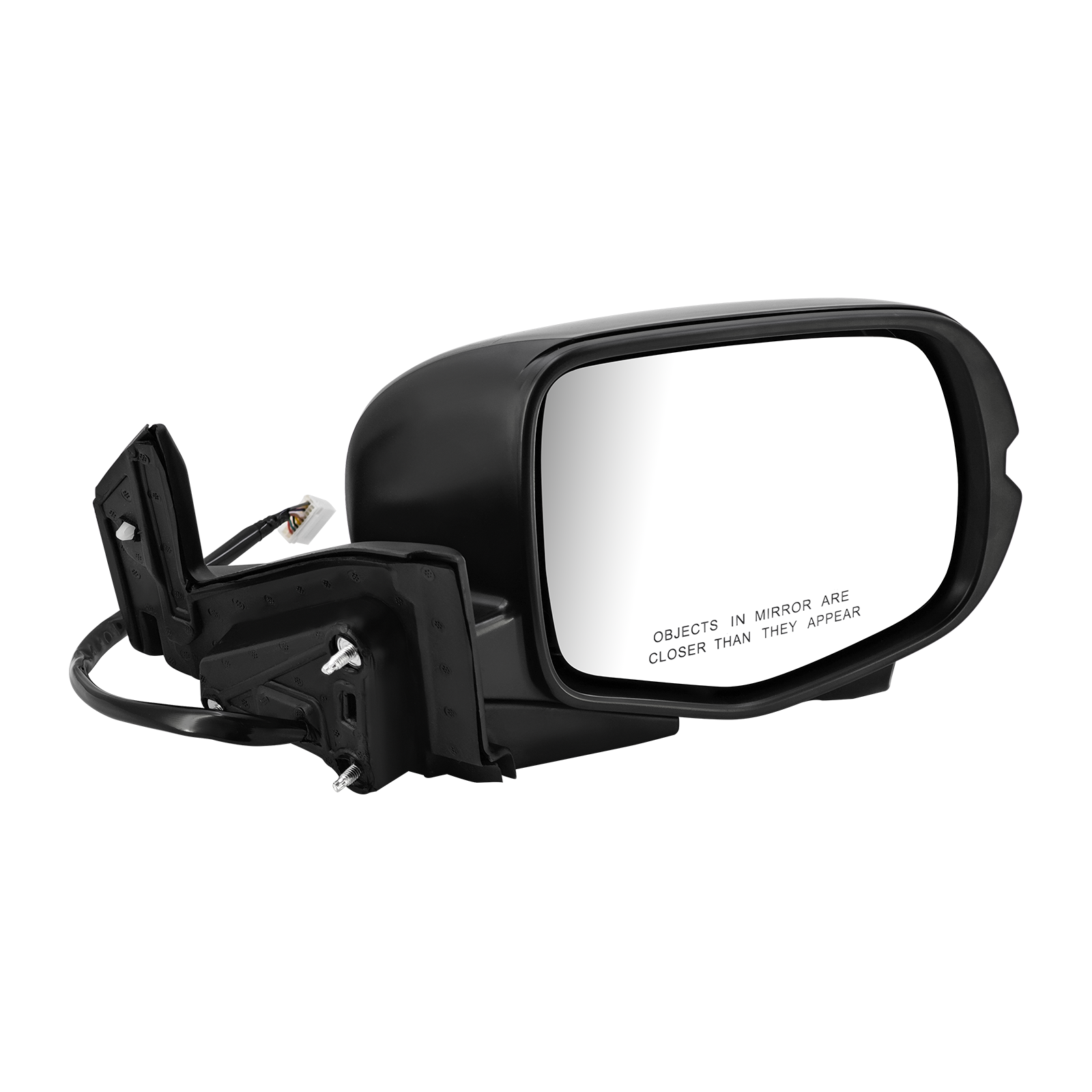 9Pins Black Right Side Mirror Assembly for Honda Pilot EX/EX-L/Elite/LX/Touring 2016-2018 w/Camera, Power Adjustment