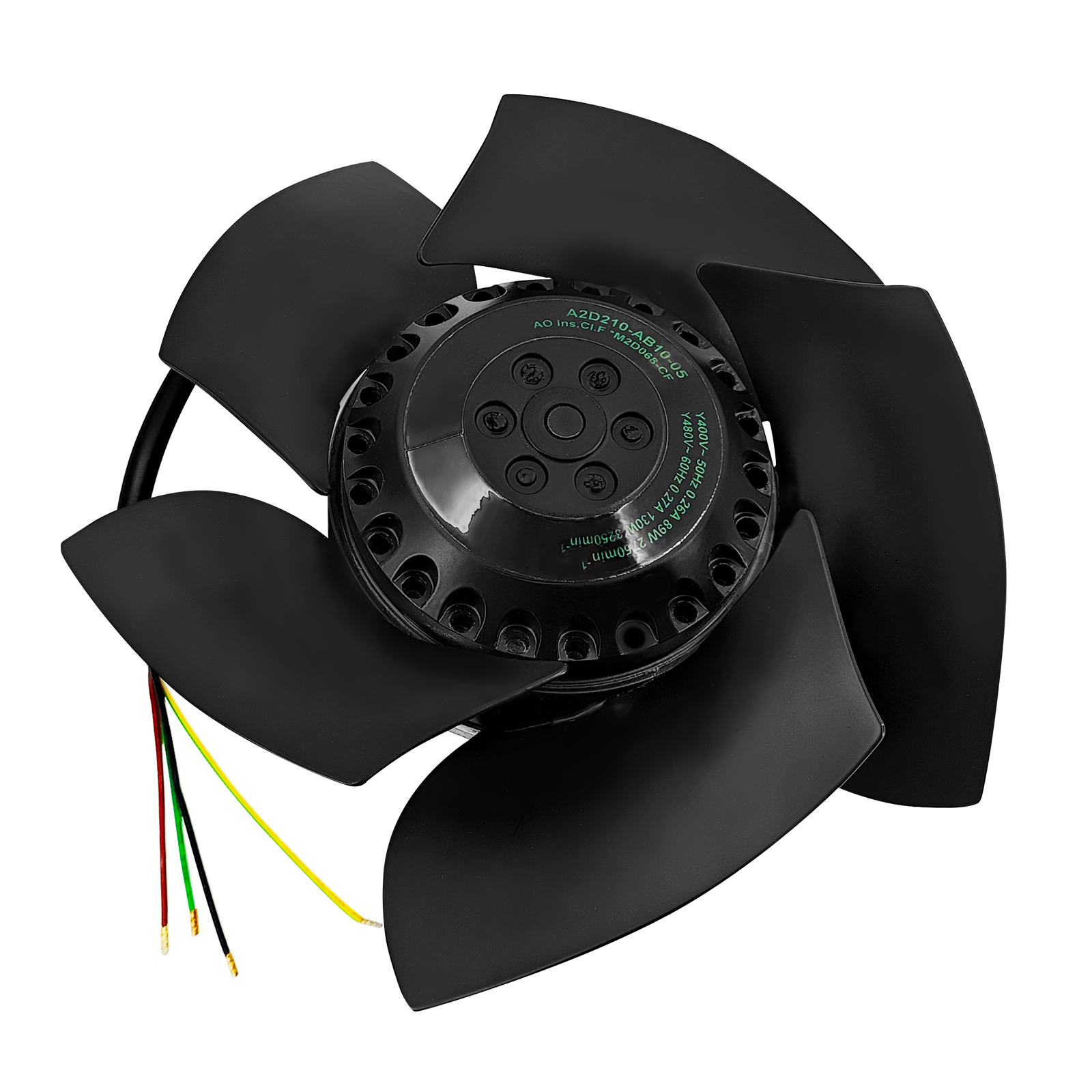 Axial Cooling Fan 400/480VAC 0.26A Fit for Ebmpapst A2D210-AB10-05 for Siemens M2D068CF Axial Fan for Spindle Servo Motor 