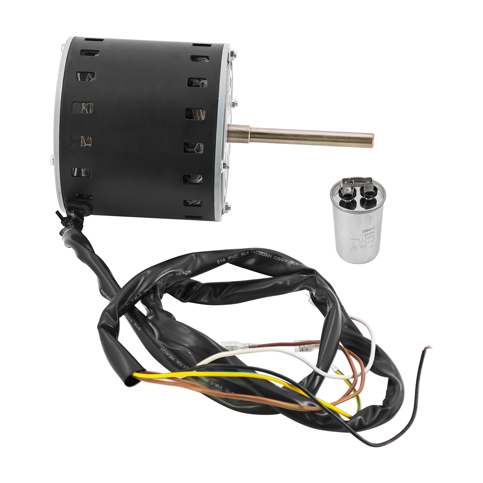 Condenser Fan Motor 1/2HP 115V for AO Smith F48S37A13, 1050 RPM CCW