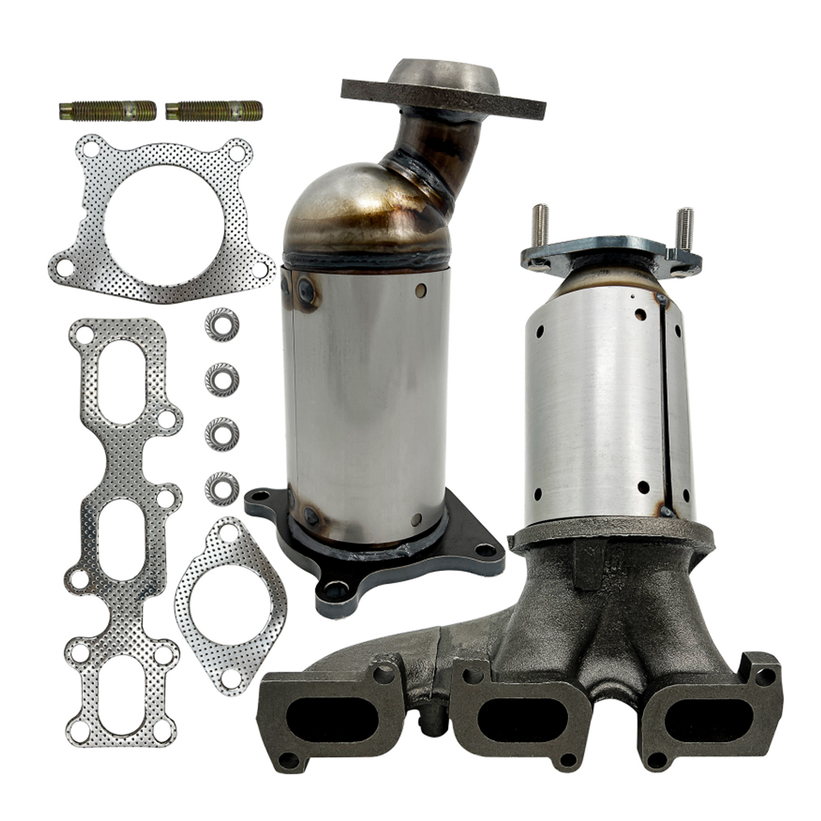 Front and Rear Catalytic Converter Fit for 2011-2014 Ford Edge 3.5L 3.7L MKX 3.7L