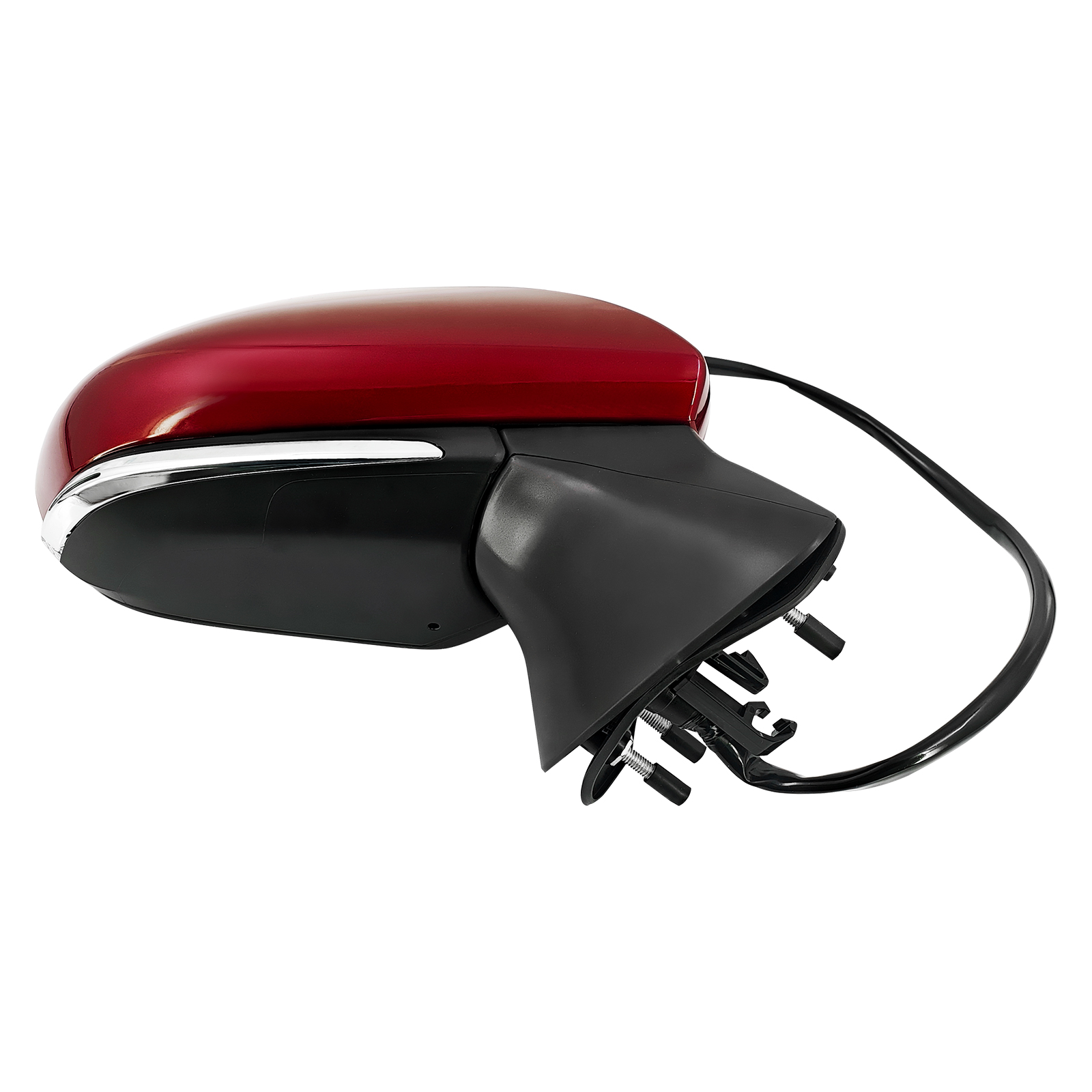 Right Passenger Side Mirror Assembly for Toyota 2018-2026 Camry -7-Pins Ruby Flare Red 3T3 w/Blind Spot, Heated, Power Glass Adjustment, Turn Signal