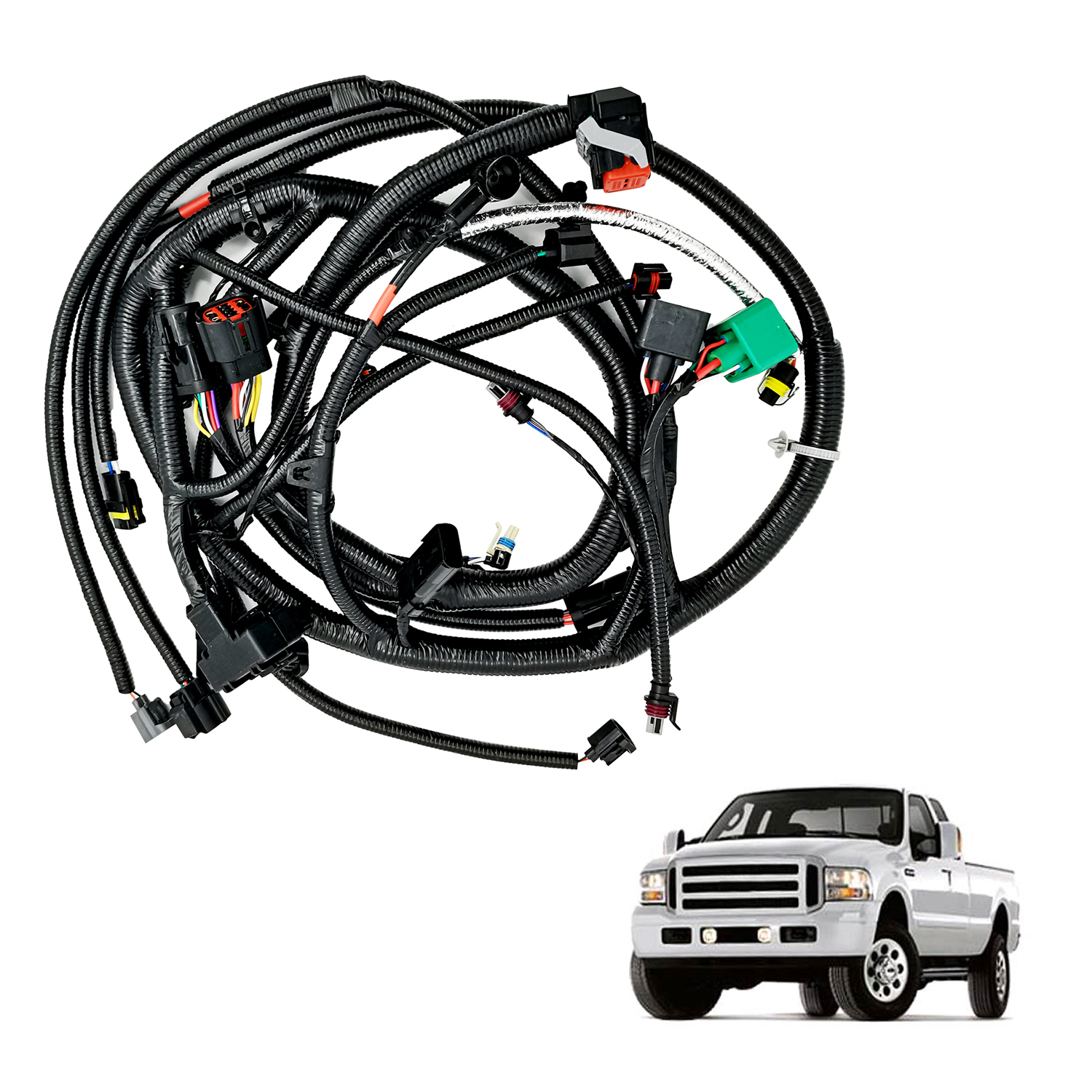 thumbnail image 2 of Engine Wiring Harness For 2005-2007 Ford Super Duty 6.0L – CARLOR FIC35 2 of 6