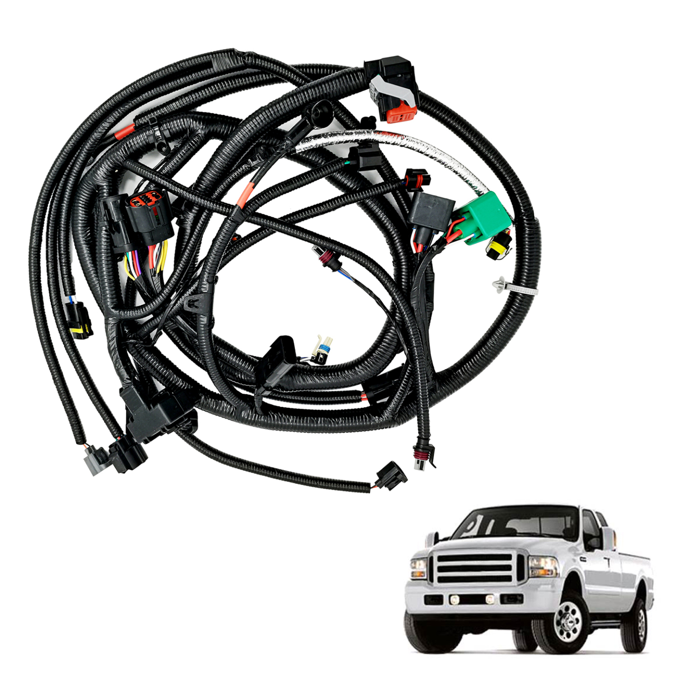 2005-2007 Ford Super Duty 6.0L Diesel Engine Wiring Harness