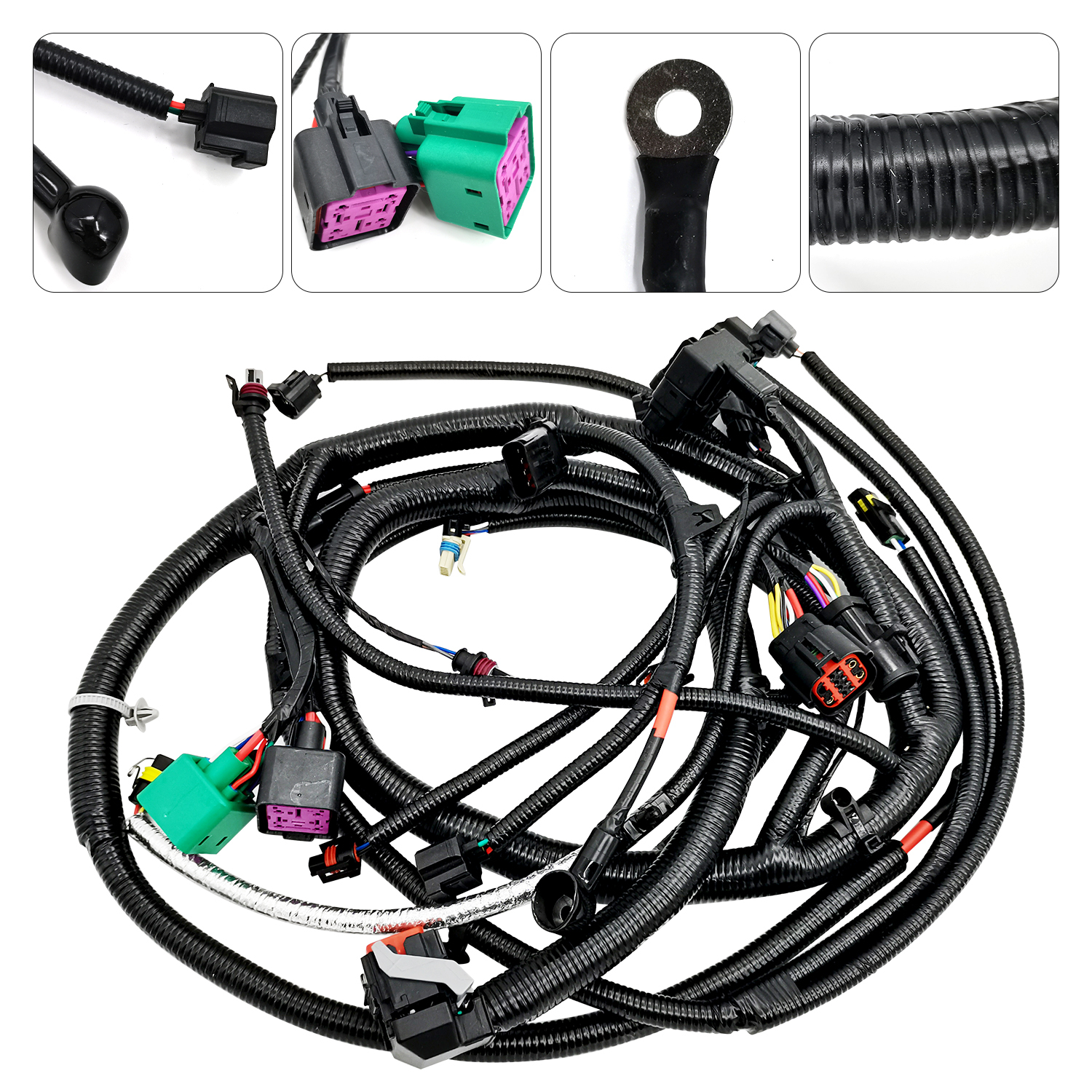 2005-2007 Ford F-250 F-350 F-450 F-550 Super Duty 6.0L Diesel Engine Wiring Harness