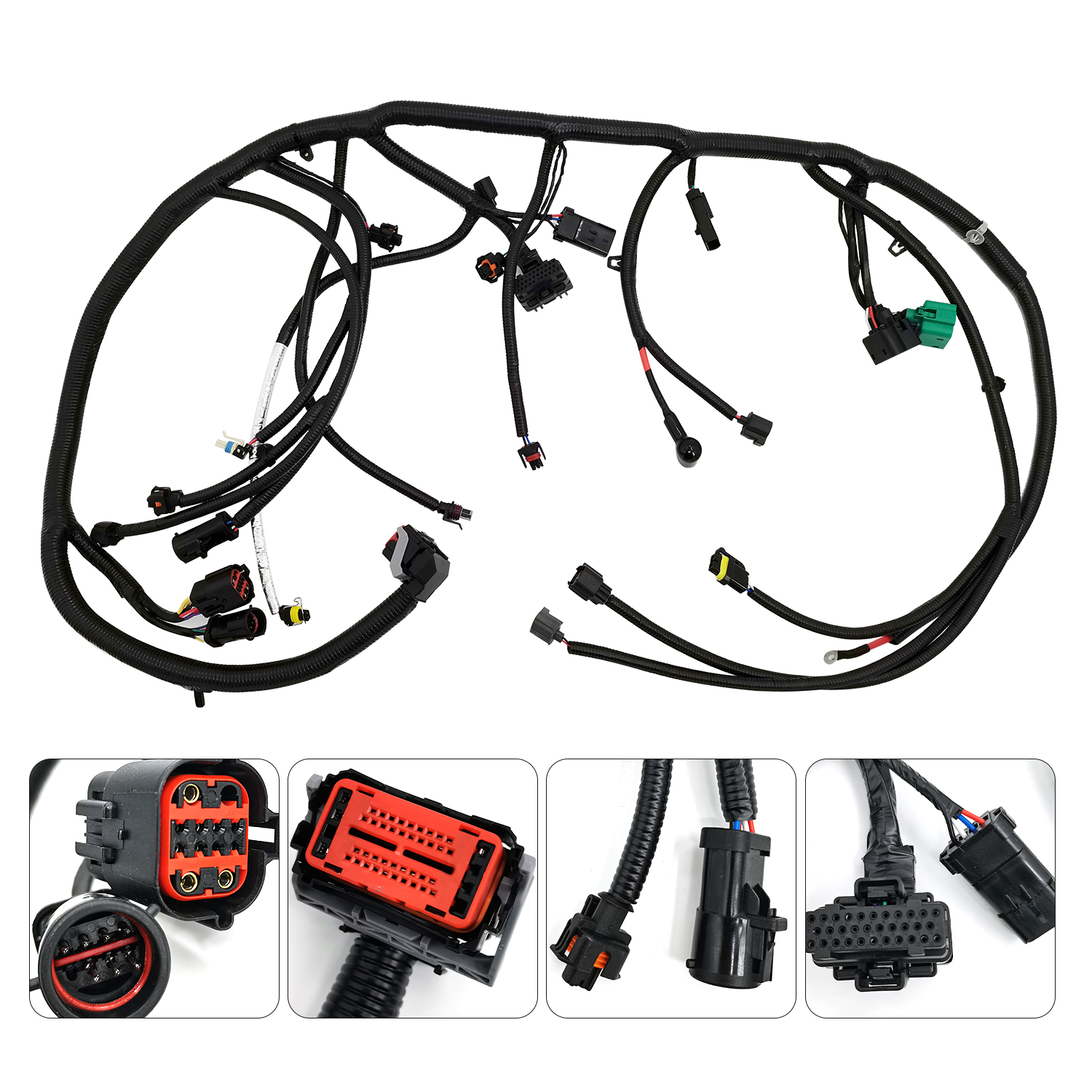 2005-2007 Ford F-250 F-350 F-450 F-550 Super Duty 6.0L Diesel Engine Wiring Harness