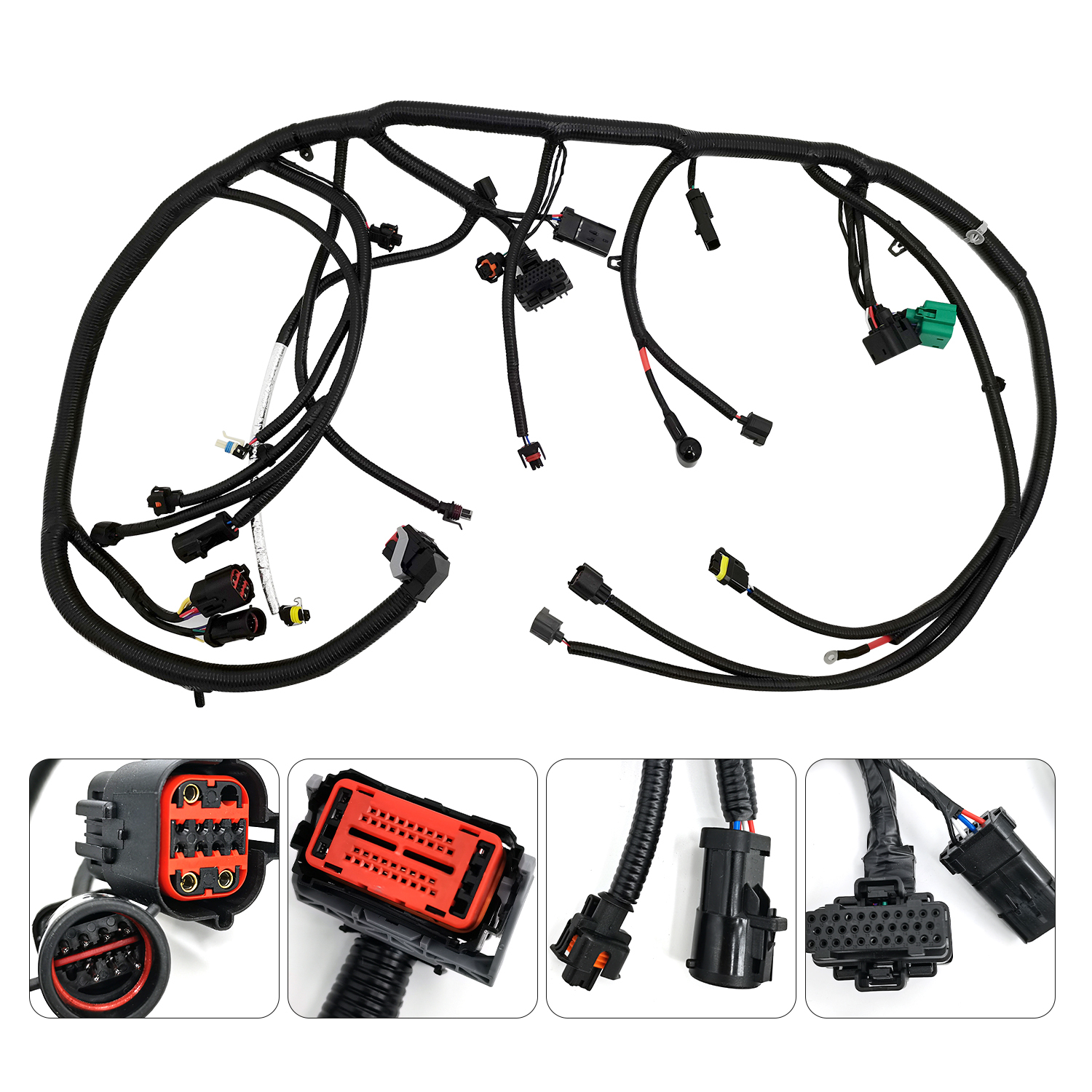 2005-2007 Ford F-250 F-350 F-450 F-550 Super Duty 6.0L Diesel Engine Wiring Harness