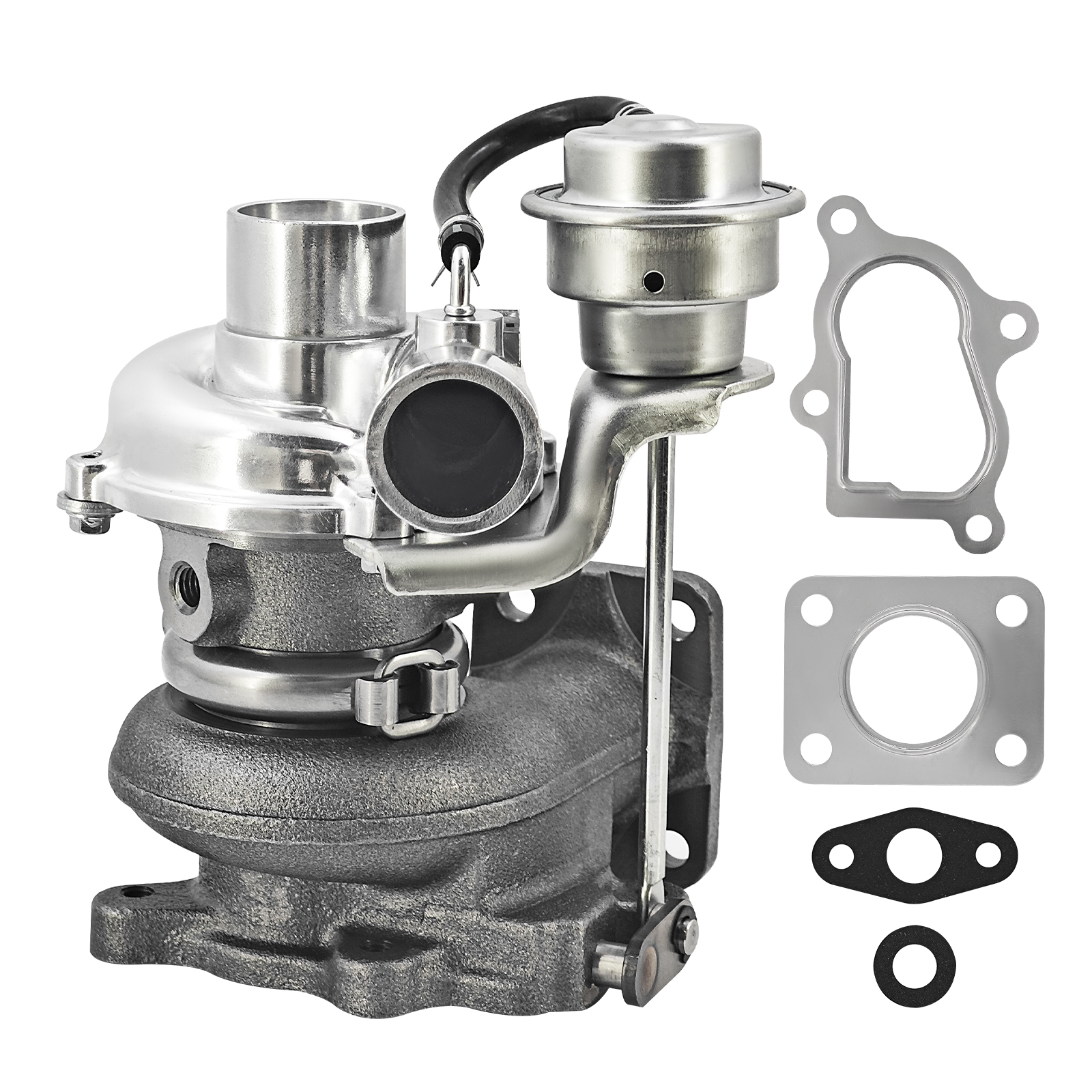 RHF3 Turbocharger w/Gasket Kit Compatible with Kubota D1703 D1803 V2203 V2403 V2607 Engine Fit for Kubota KX040-4 KX057-4 KX161-3ST KX91-3S2